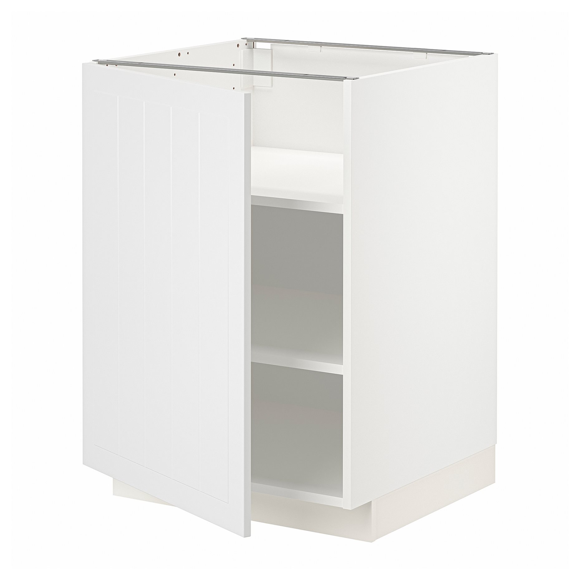 METOD, base cabinet with shelves, 60x60 cm, 394.581.06