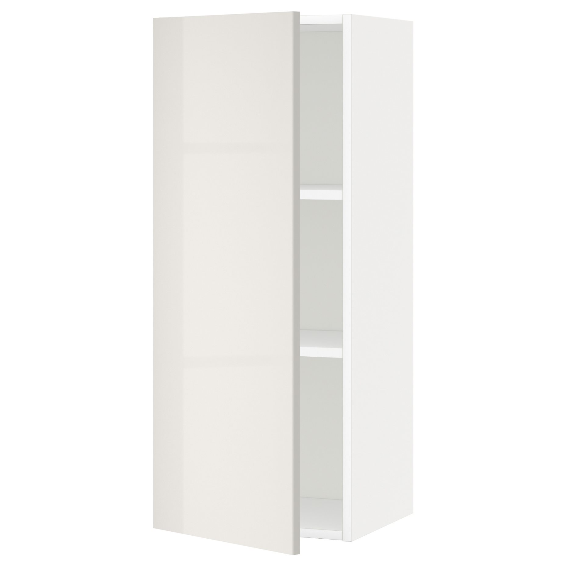 METOD, wall cabinet with shelves, 40x100 cm, 394.606.99