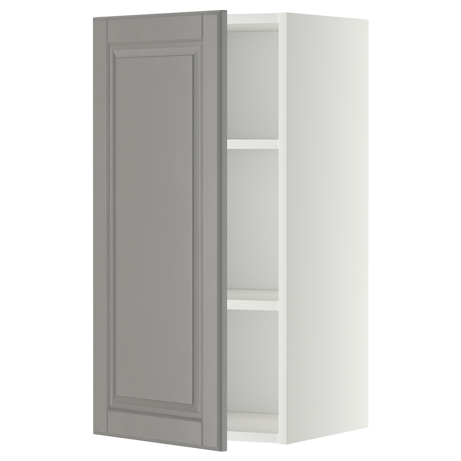 METOD, wall cabinet with shelves, 40x80 cm, 394.674.98