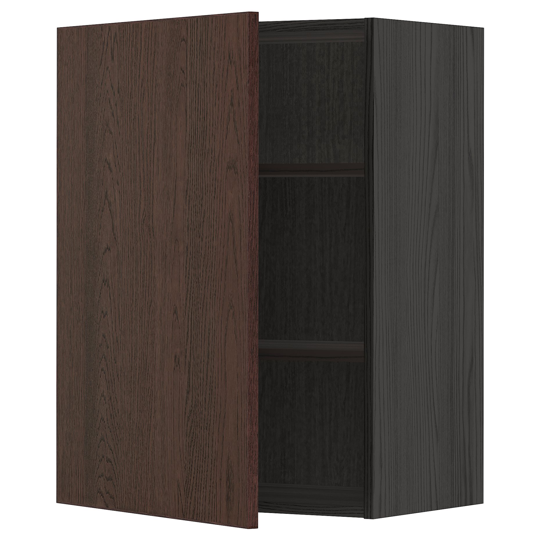 METOD, wall cabinet with shelves, 60x80 cm, 394.697.51