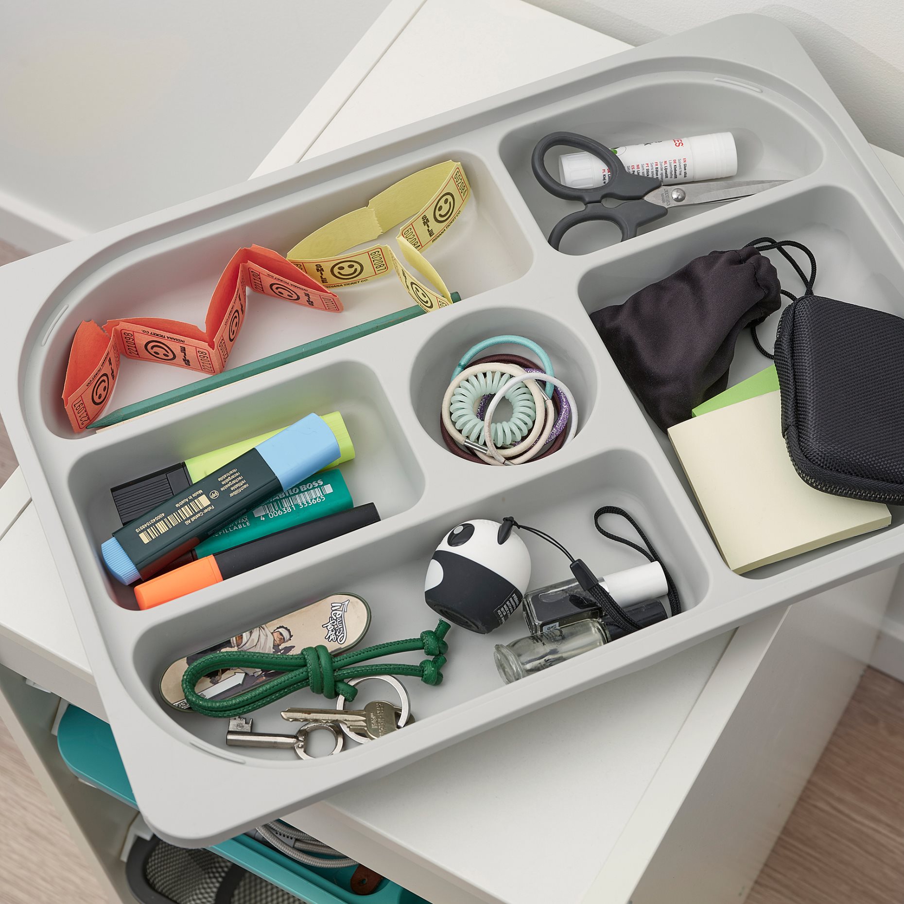 TROFAST, storage combination with boxes/trays, 34x44x56 cm, 394.804.66