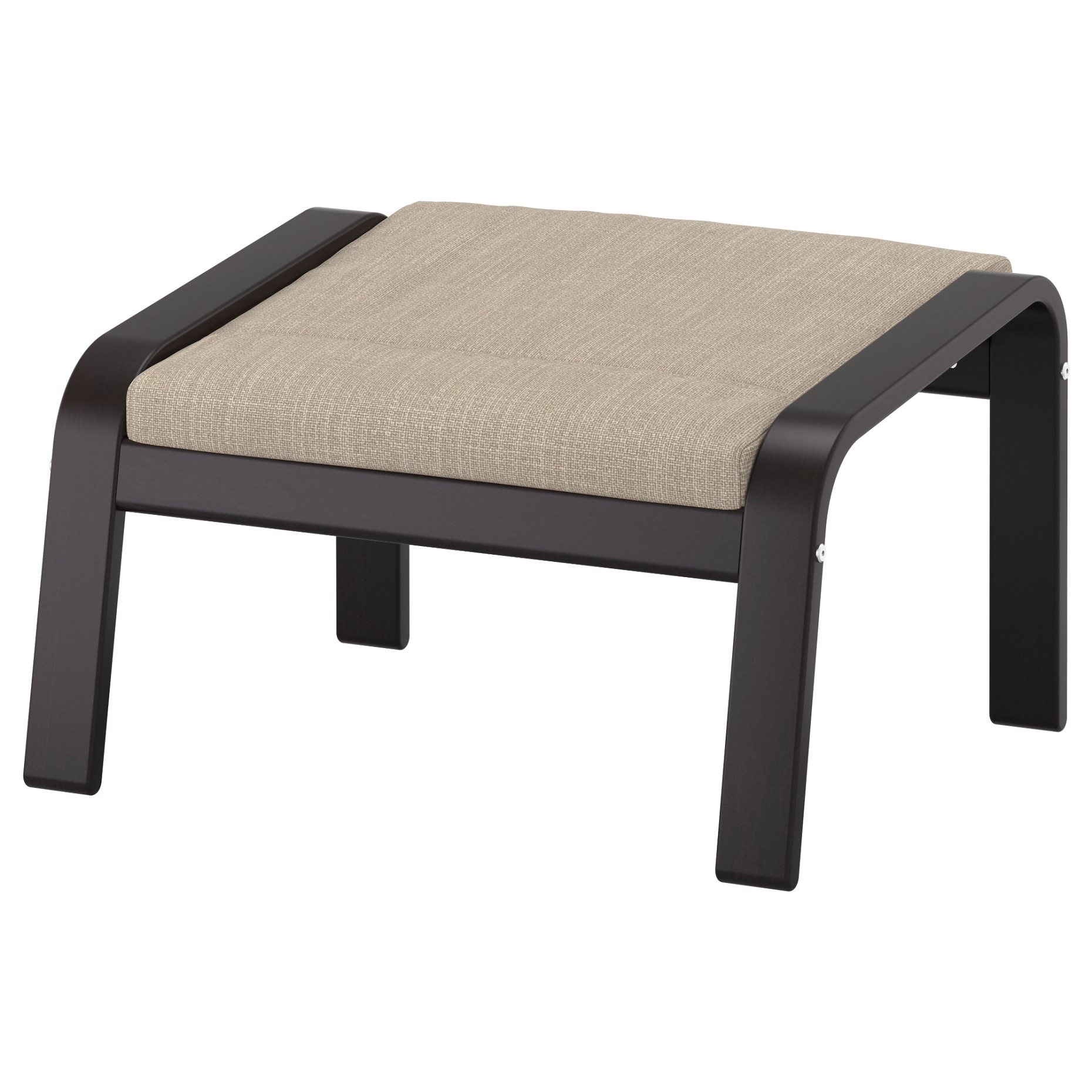 POÄNG, armchair and footstool, 394.842.66