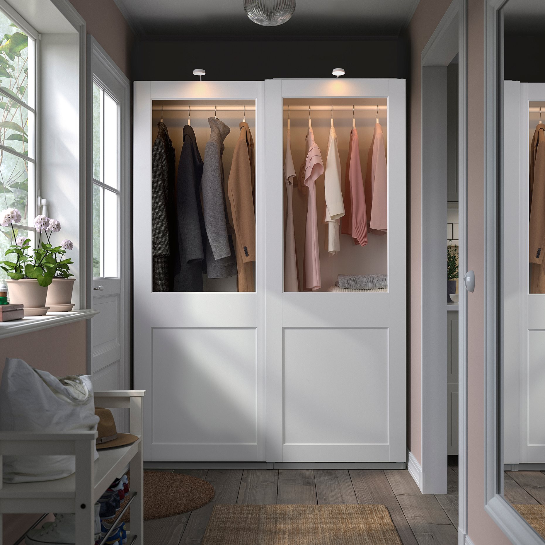 PAX/GRIMO, wardrobe combination, 150x66x201 cm, 395.028.97