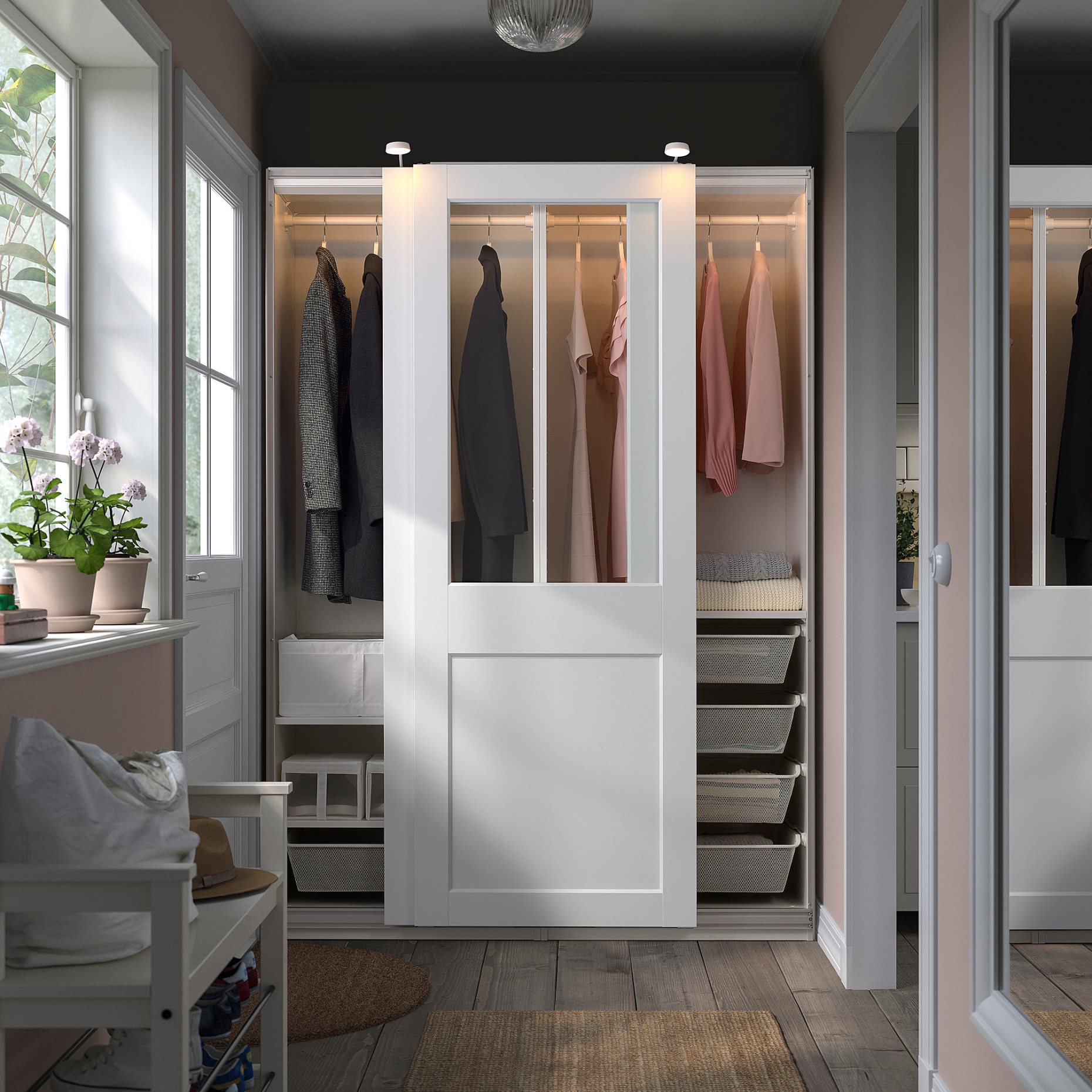 PAX/GRIMO, wardrobe combination, 150x66x201 cm, 395.028.97