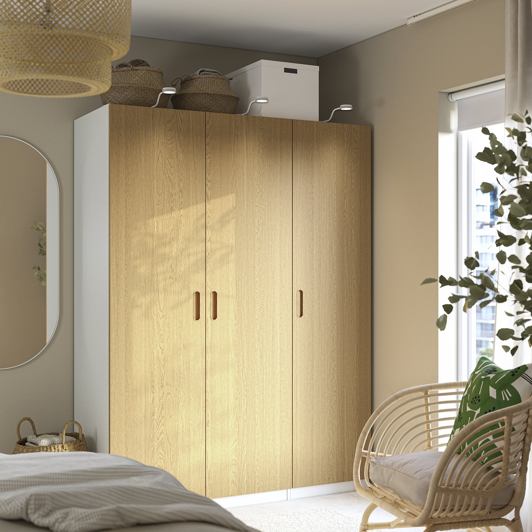 PAX/TONSTAD, wardrobe combination, 150x60x201 cm, 395.489.99