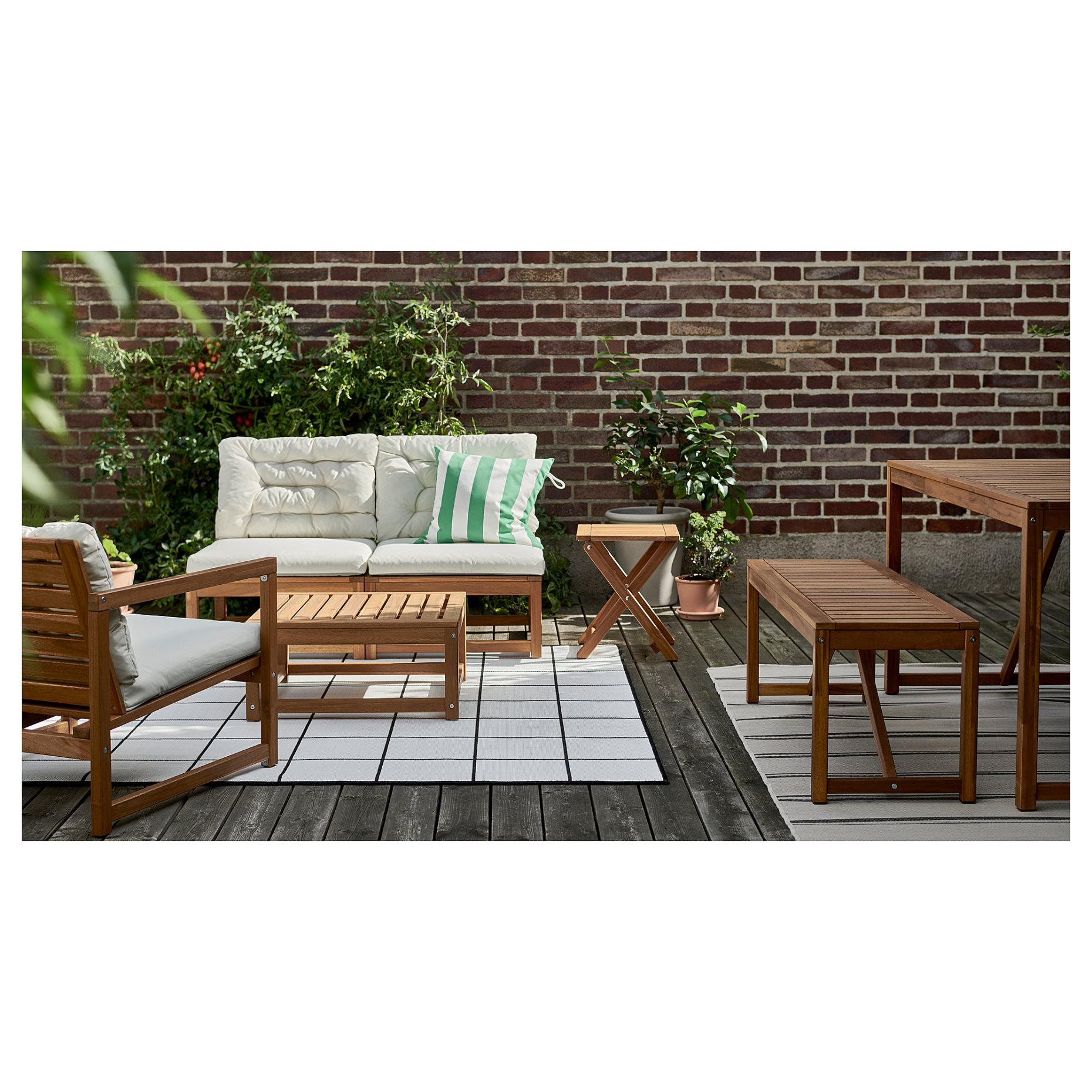 NÄMMARÖ, 4-seat conversation set, outdoor, 395.752.14