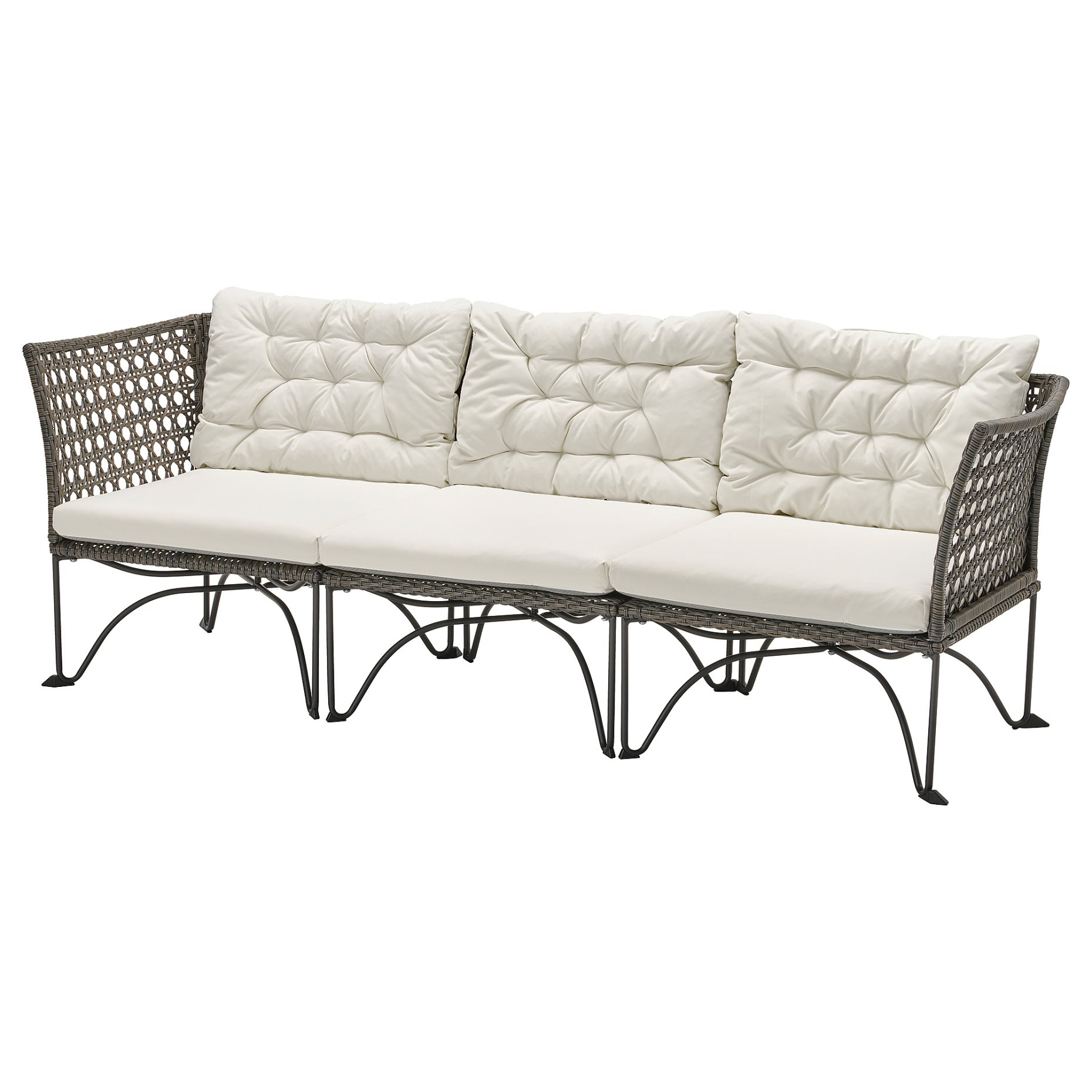 JUTHOLMEN, 3-seat modular sofa outdoor, 210x73 cm, 395.782.36
