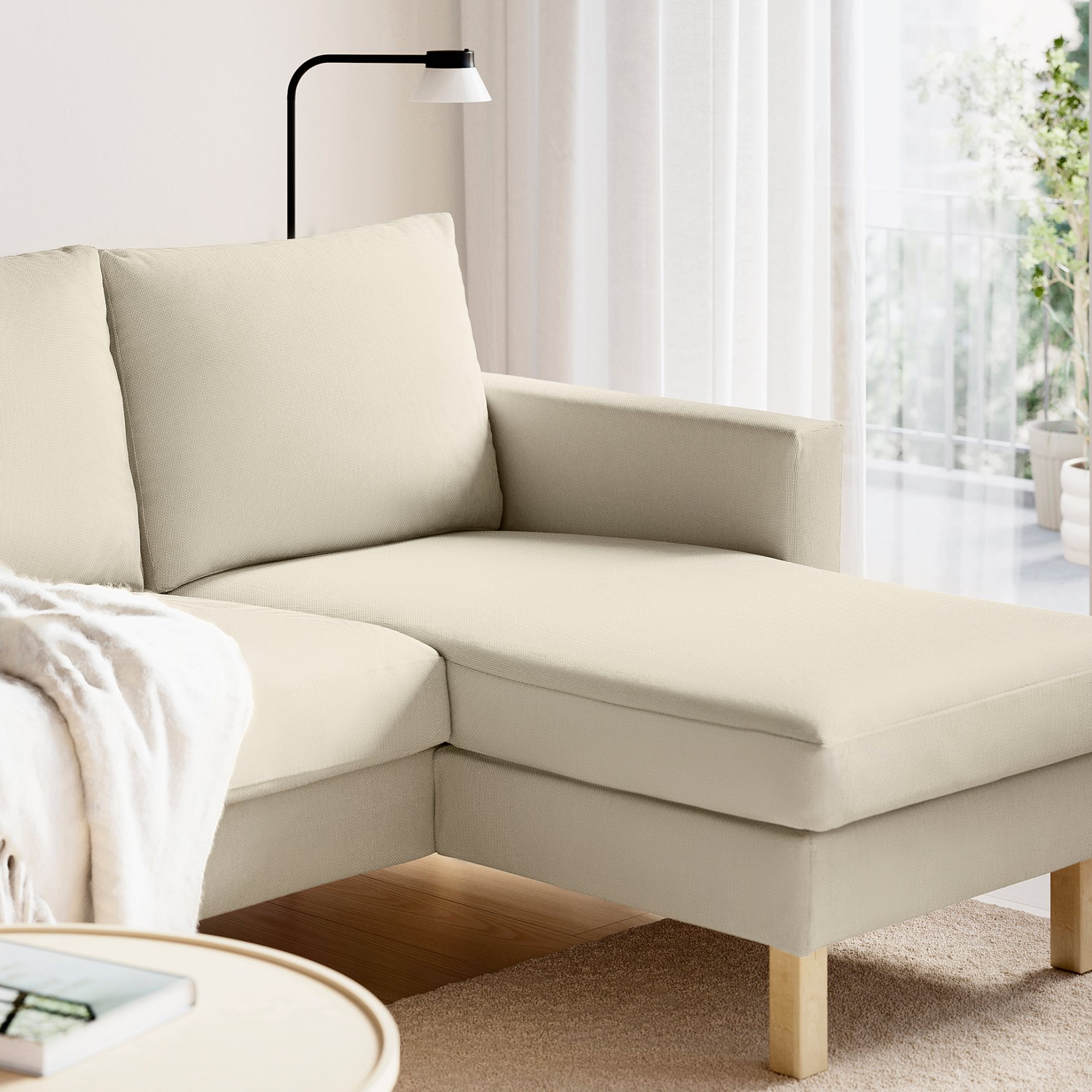 SALTSJÖBADEN, 3-seat sofa with chaise longue, 396.021.42