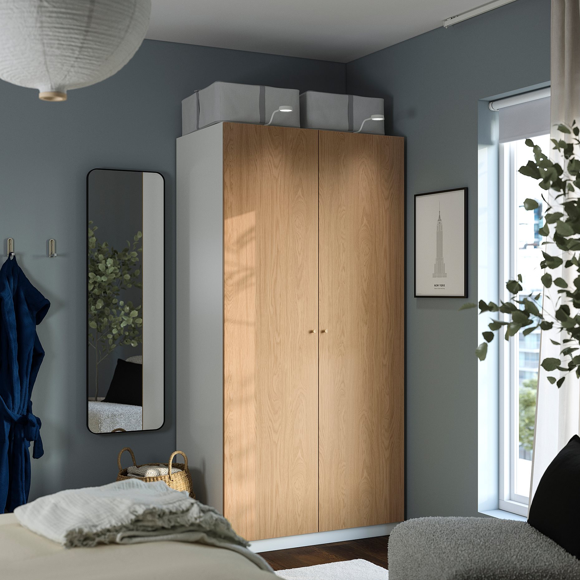 PAX/STORKLINTA, wardrobe combination, 100x60x201 cm, 396.091.34