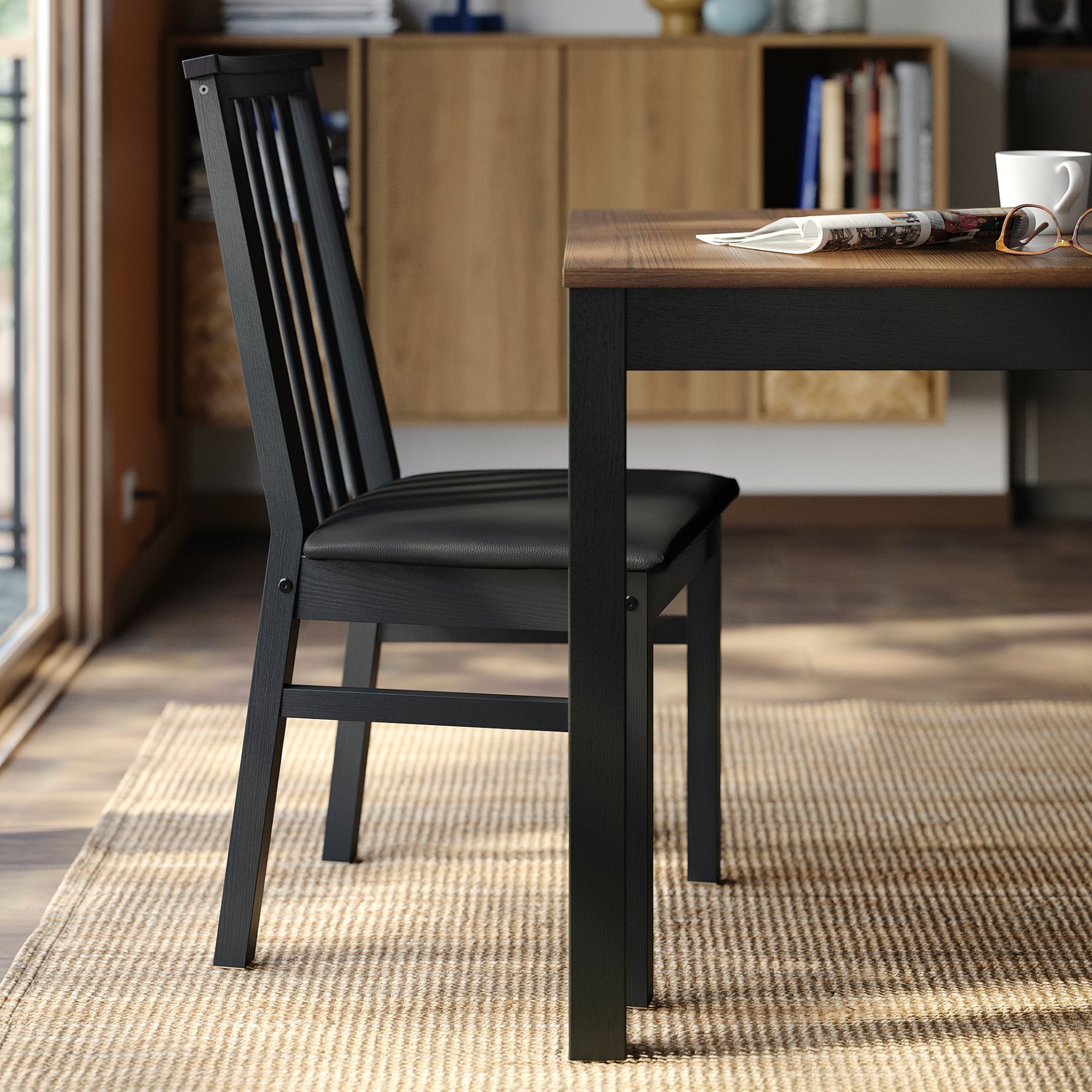 ÅLHULT / ÅLHULT, table and 4 chairs, 120x80 cm, 396.100.76