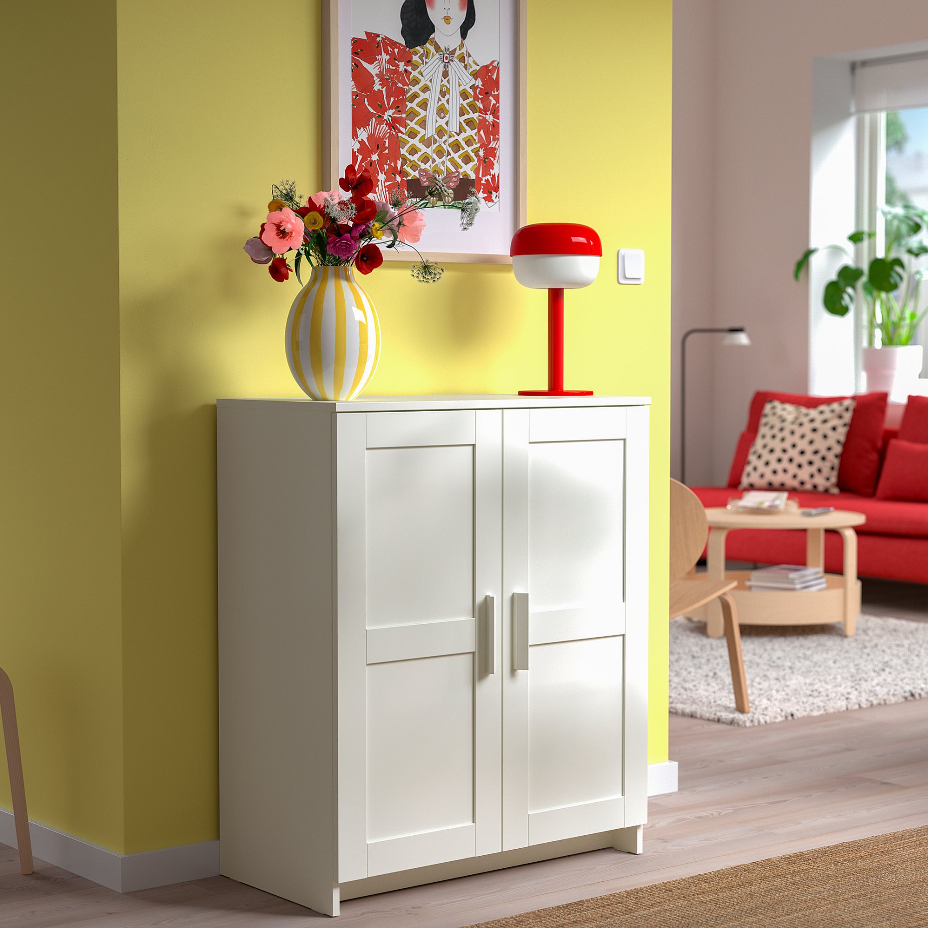 BRIMNES, cabinet with doors, 403.006.62