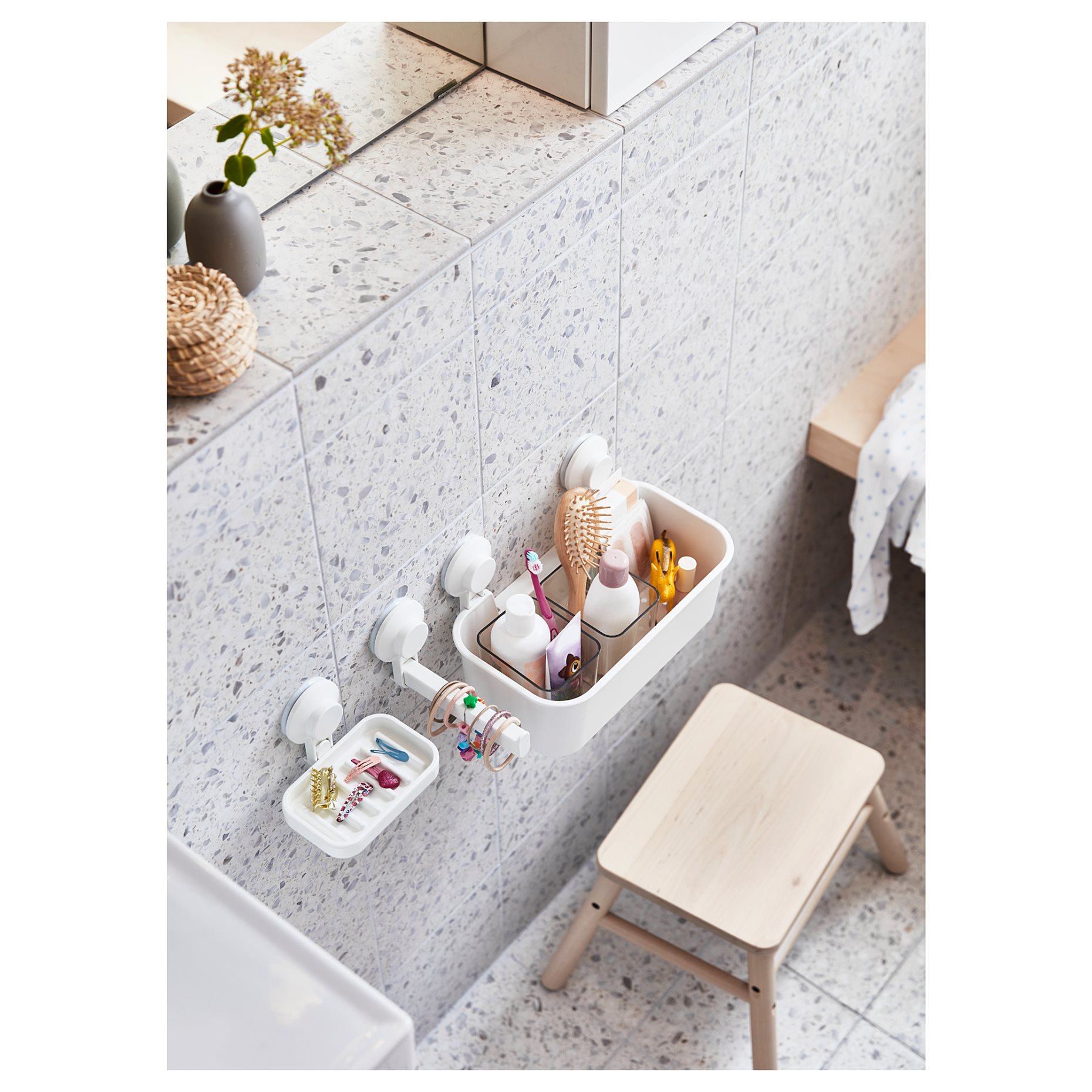 TISKEN, toilet roll holder with suction cup, 403.812.91