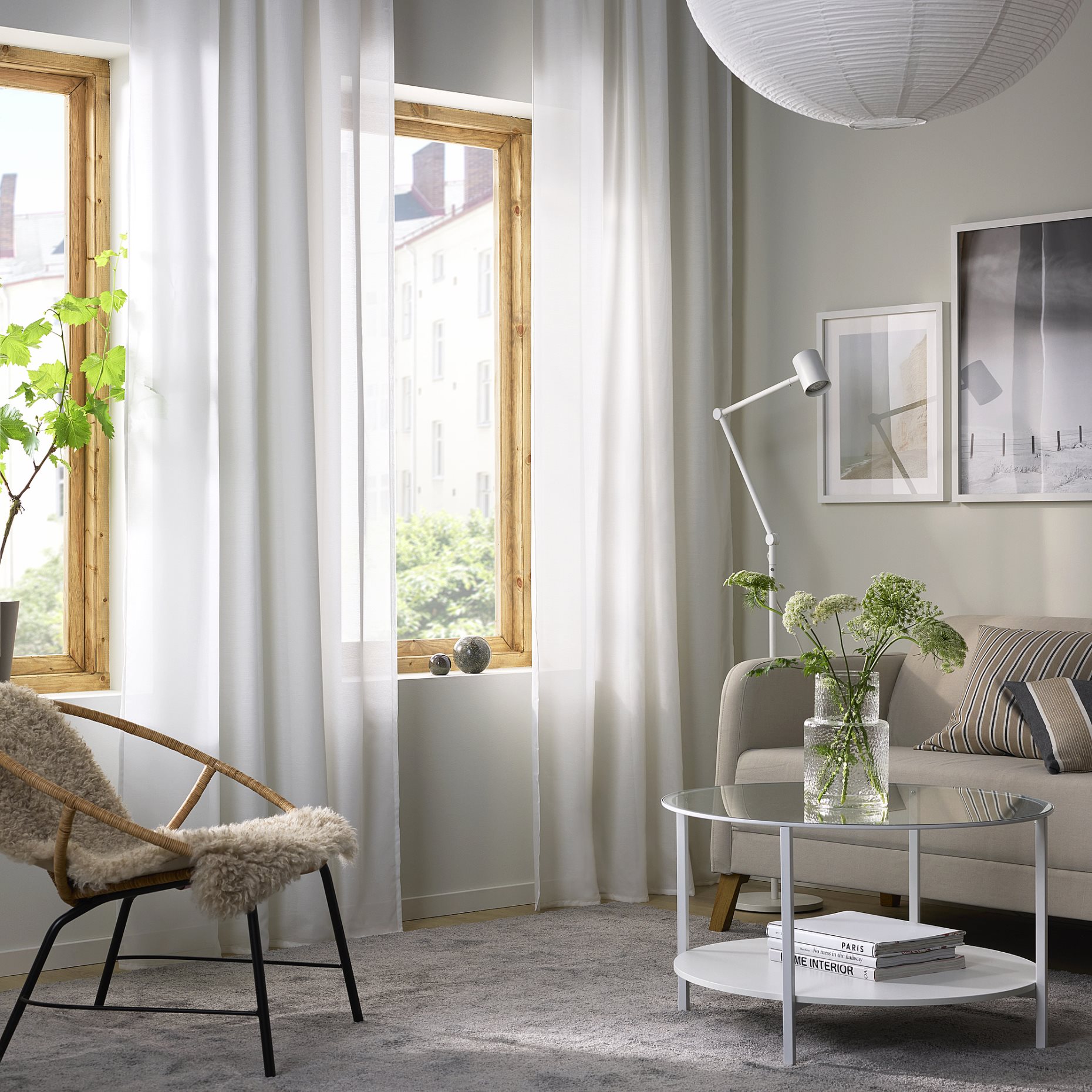 HILJA, curtains, 1 pair, 404.308.14