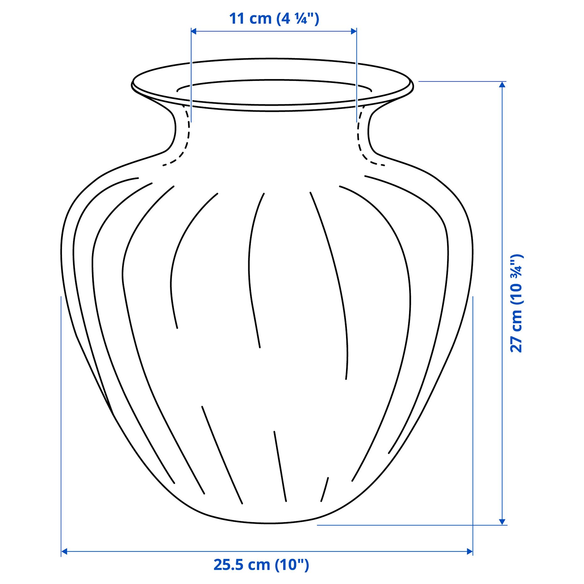 TONSÄTTA, vase, 404.421.95