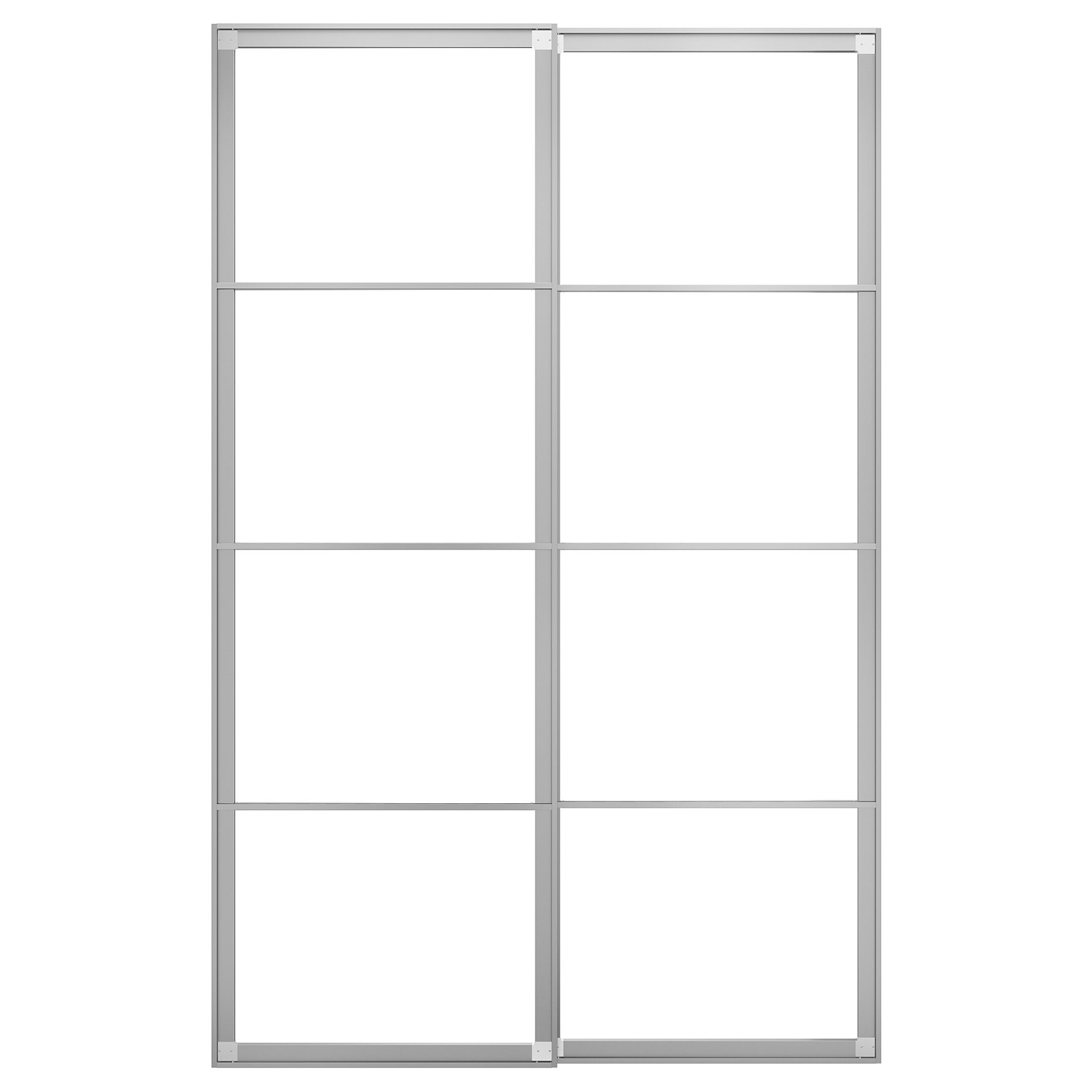 PAX, σκελετοί συρόμενων πορτών με ράγα, 150x236 cm, 404.581.86