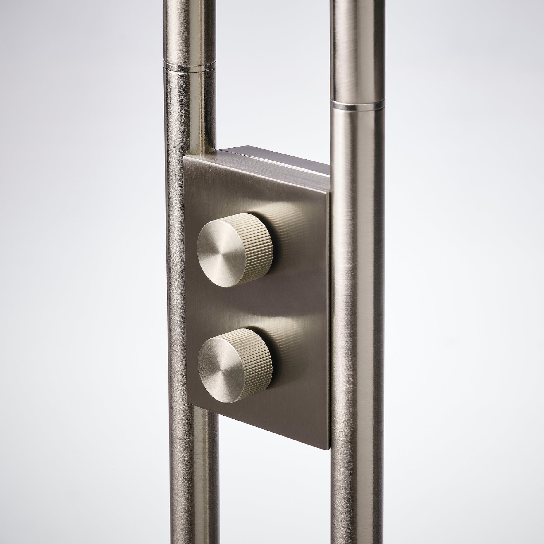 ISJAKT, floor uplighter/reading lamp dimmable with built-in LED light source, 180 cm, 404.597.08