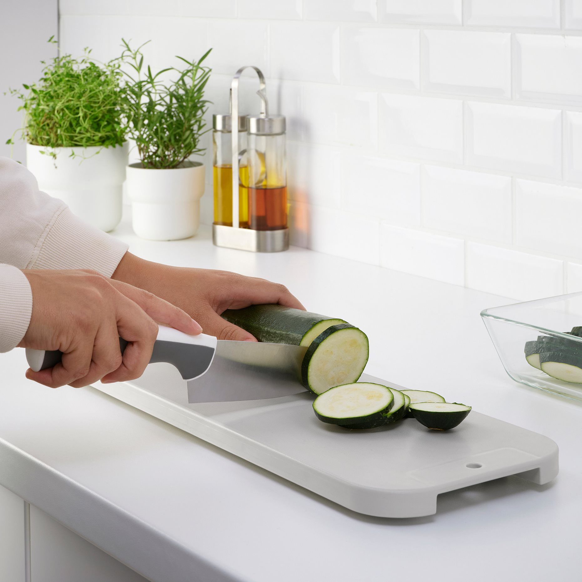 LILLHAVET, chopping board, 48x17 cm, 405.128.00