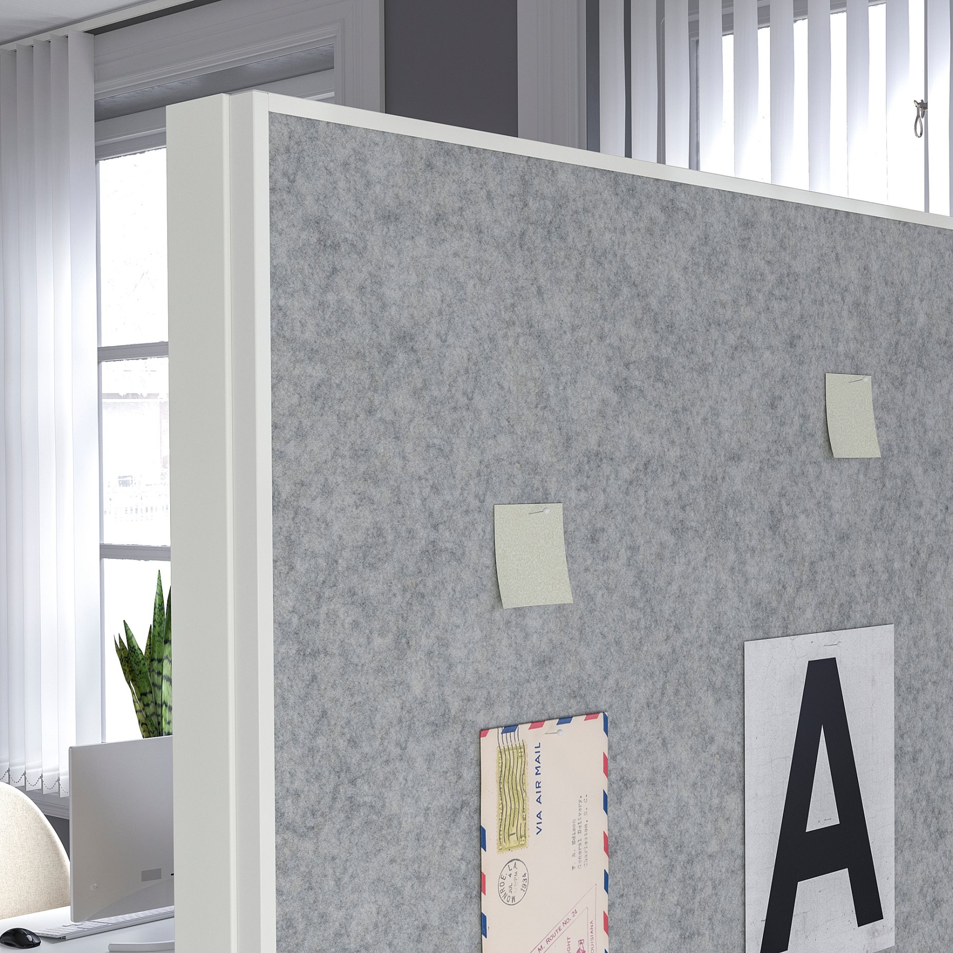 MITTZON, whiteboard/noticeboard, 84x110x2 cm, 405.286.36
