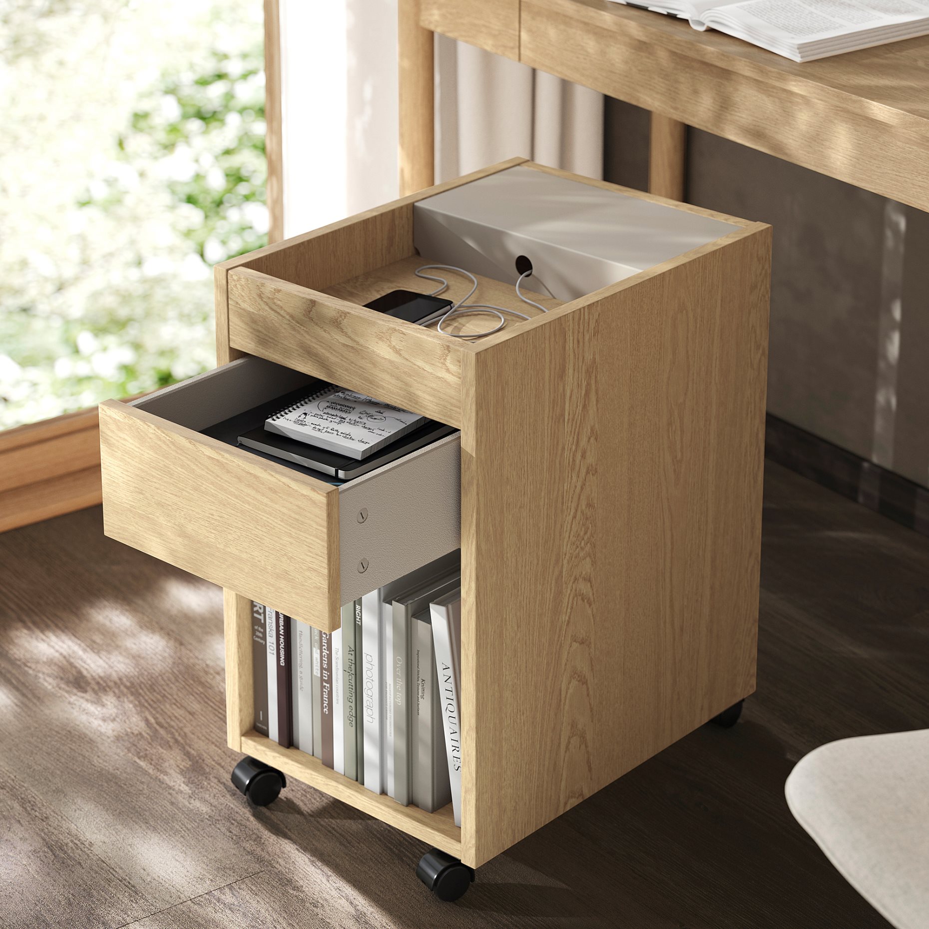 TONSTAD, drawer unit on castors, 35x60 cm, 405.382.11