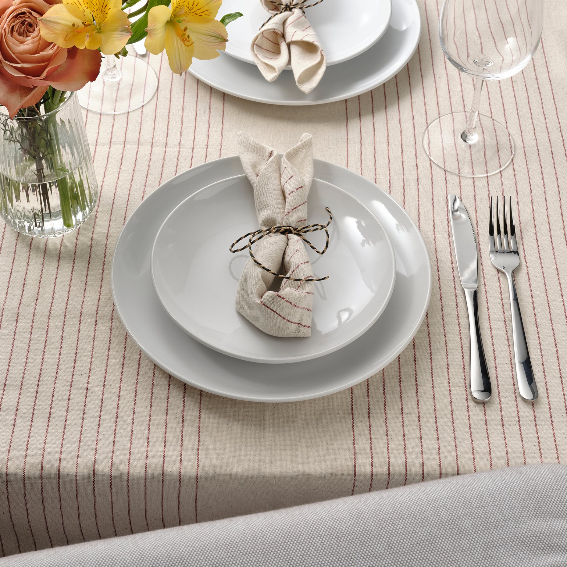 VIPPSTARR, napkin stripe pattern 30x30 cm, 4 pack, 405.591.90