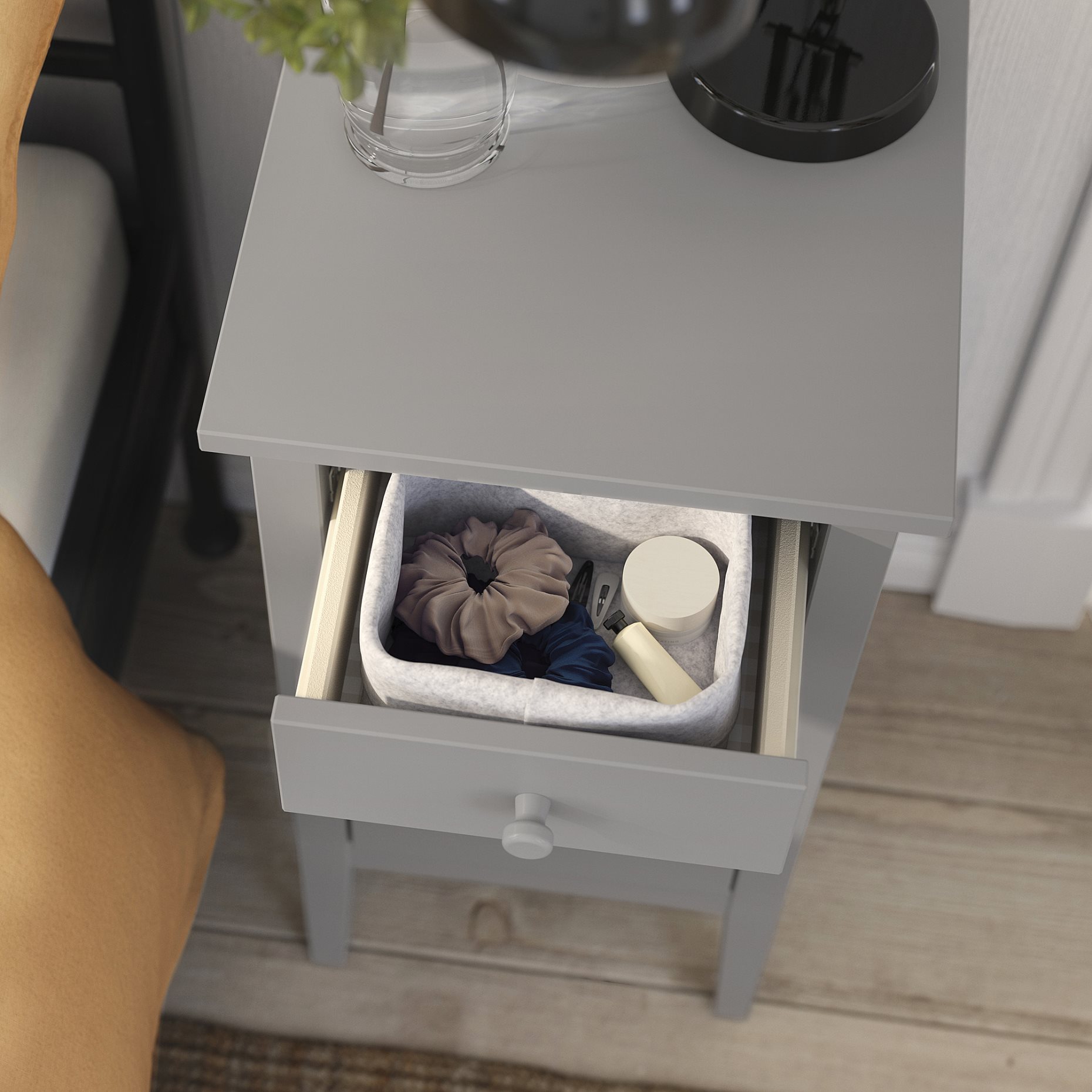 GULLABERG, bedside table with 1 drawer and door, 38x40x75 cm, 405.617.63