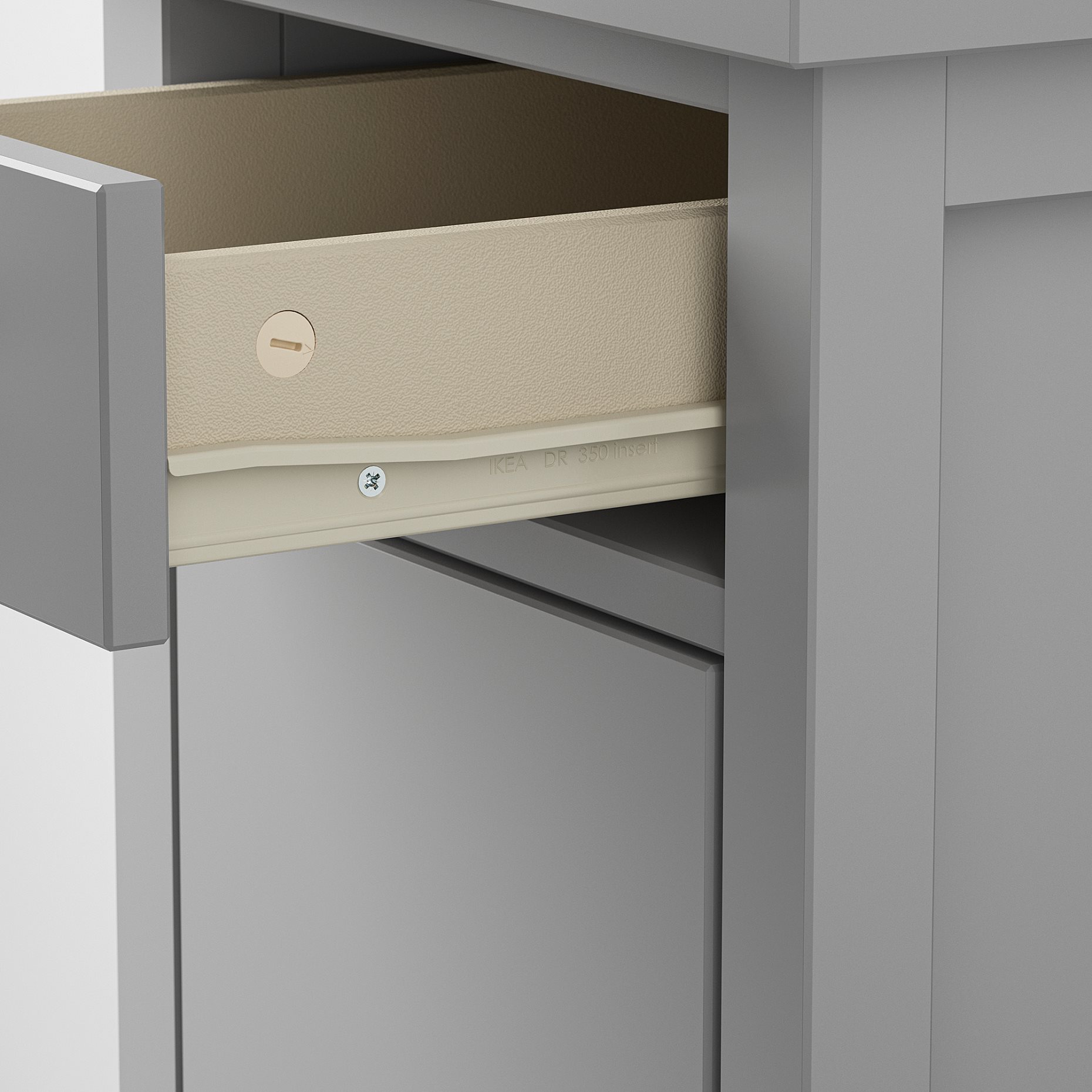 GULLABERG, bedside table with 1 drawer and door, 38x40x75 cm, 405.617.63