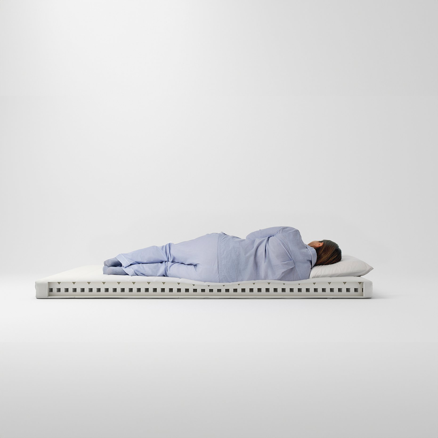 ÅFJÄLL, foam mattress/medium firm, 90x200 cm, 405.686.46