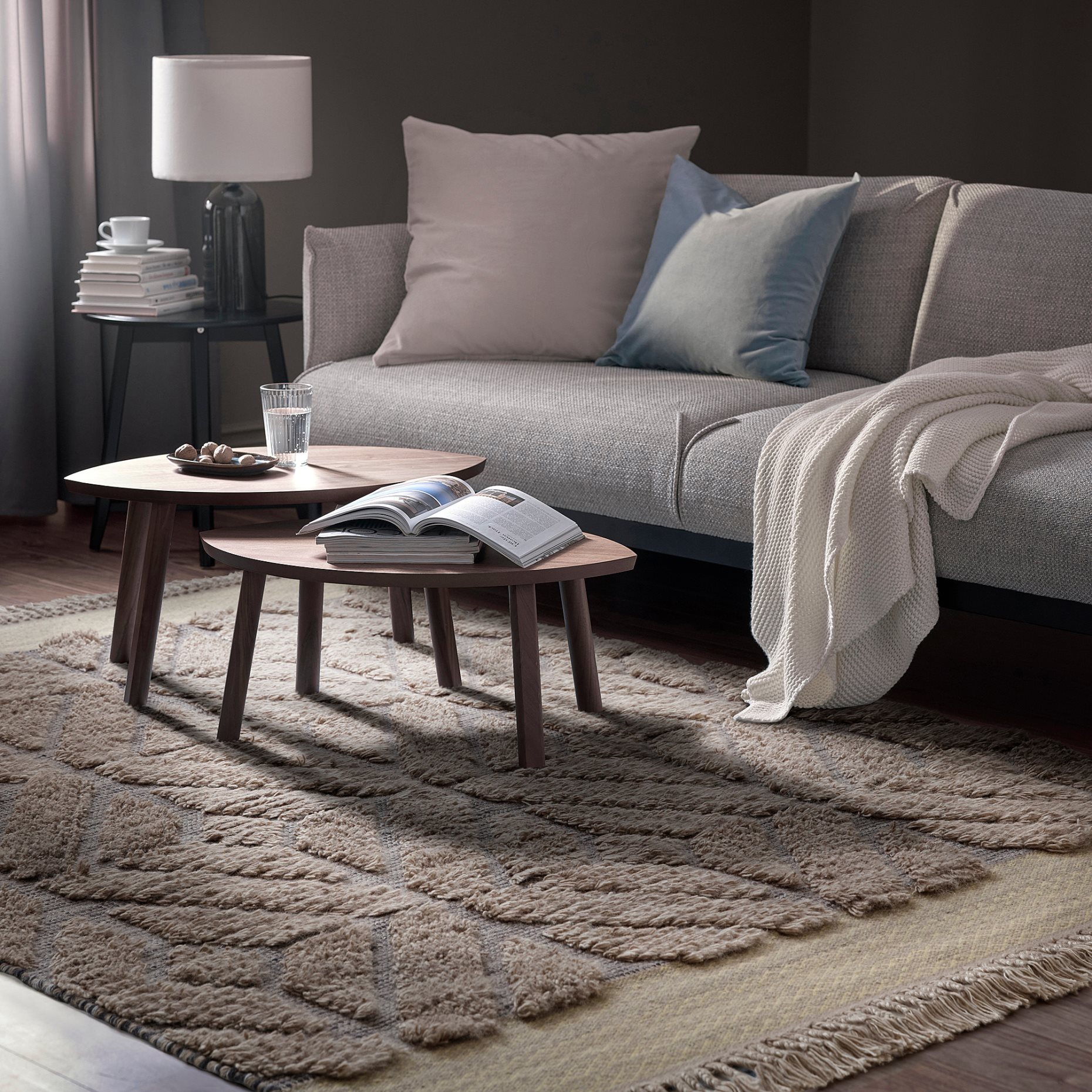 GULDAXINGAR, χαλί ψηλό πέλος/χειροποίητο, 170x240 cm, 405.707.53