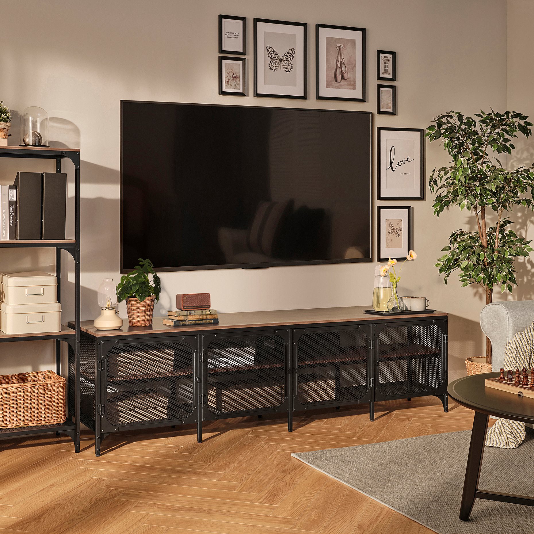 FJÄLLBO, TV bench, 198x45x54 cm, 405.790.32
