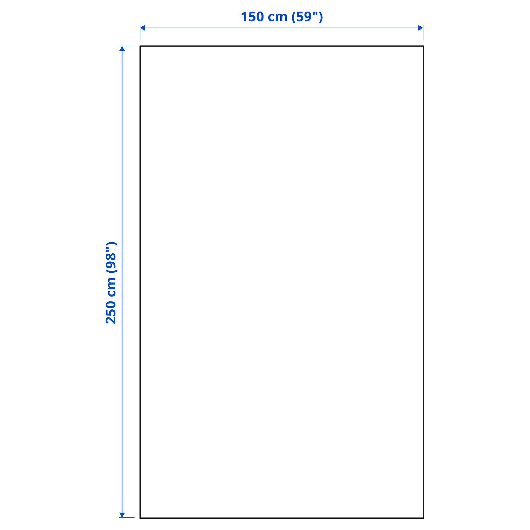 TRATTVIVA, κάλυμμα κρεβατιού, 150x250 cm, 405.844.44