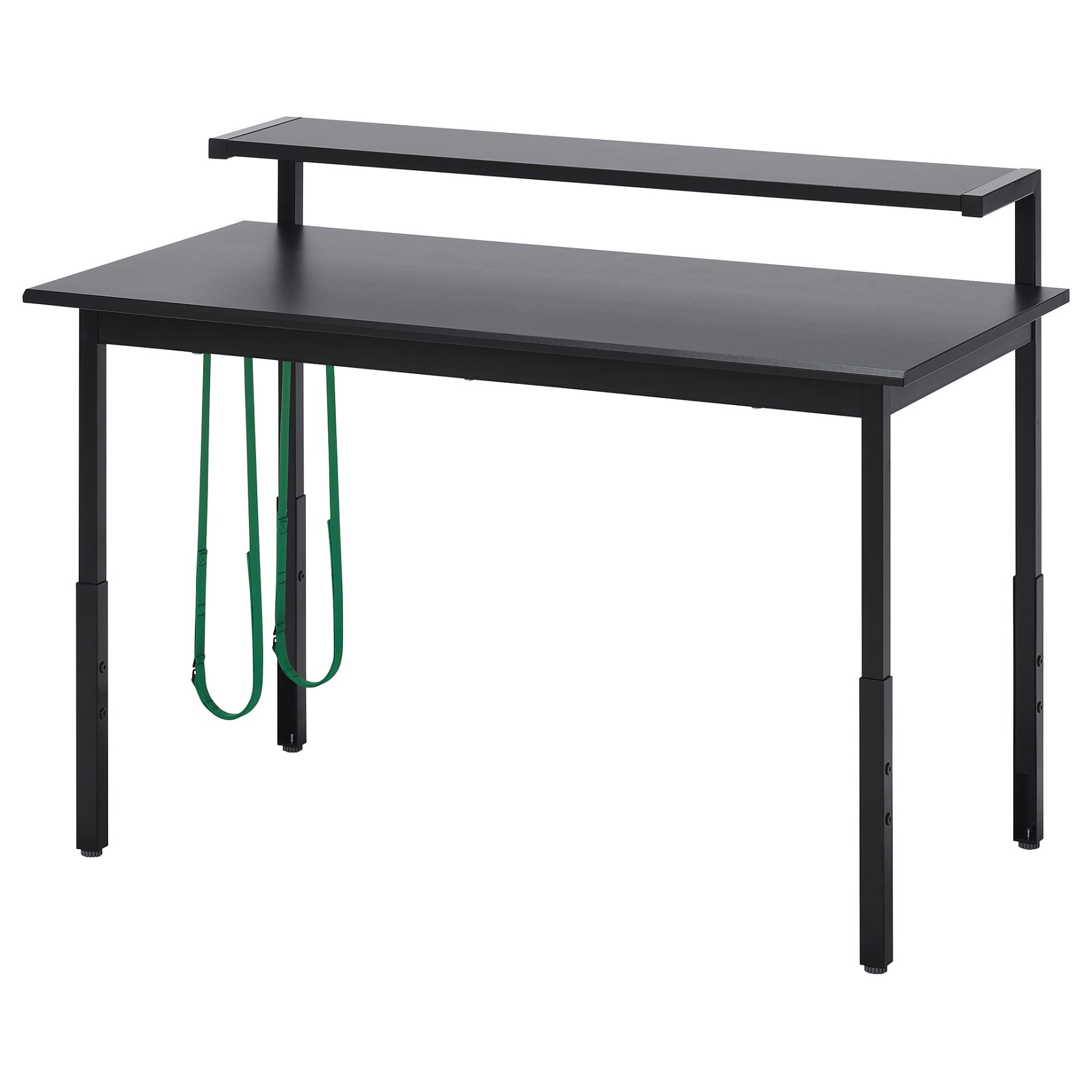 UTVISNING, gaming desk with shelf, 120x60 cm, 405.864.00