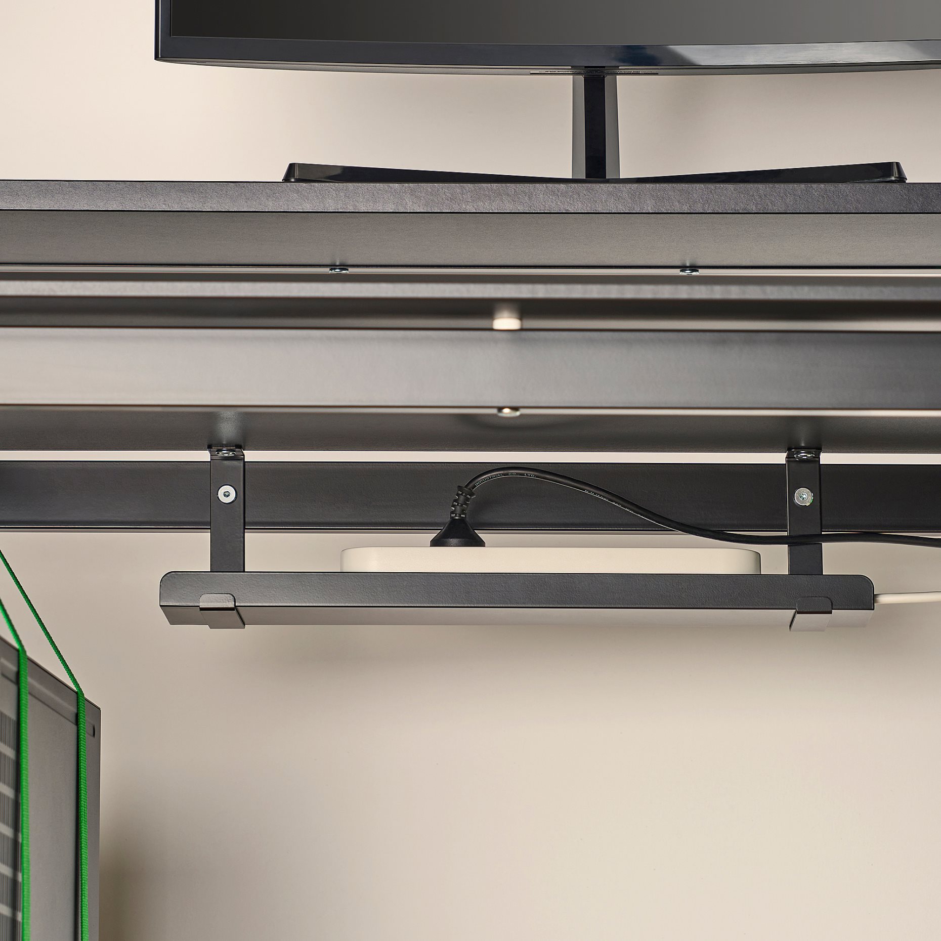 UTVISNING, gaming desk with shelf, 120x60 cm, 405.864.00