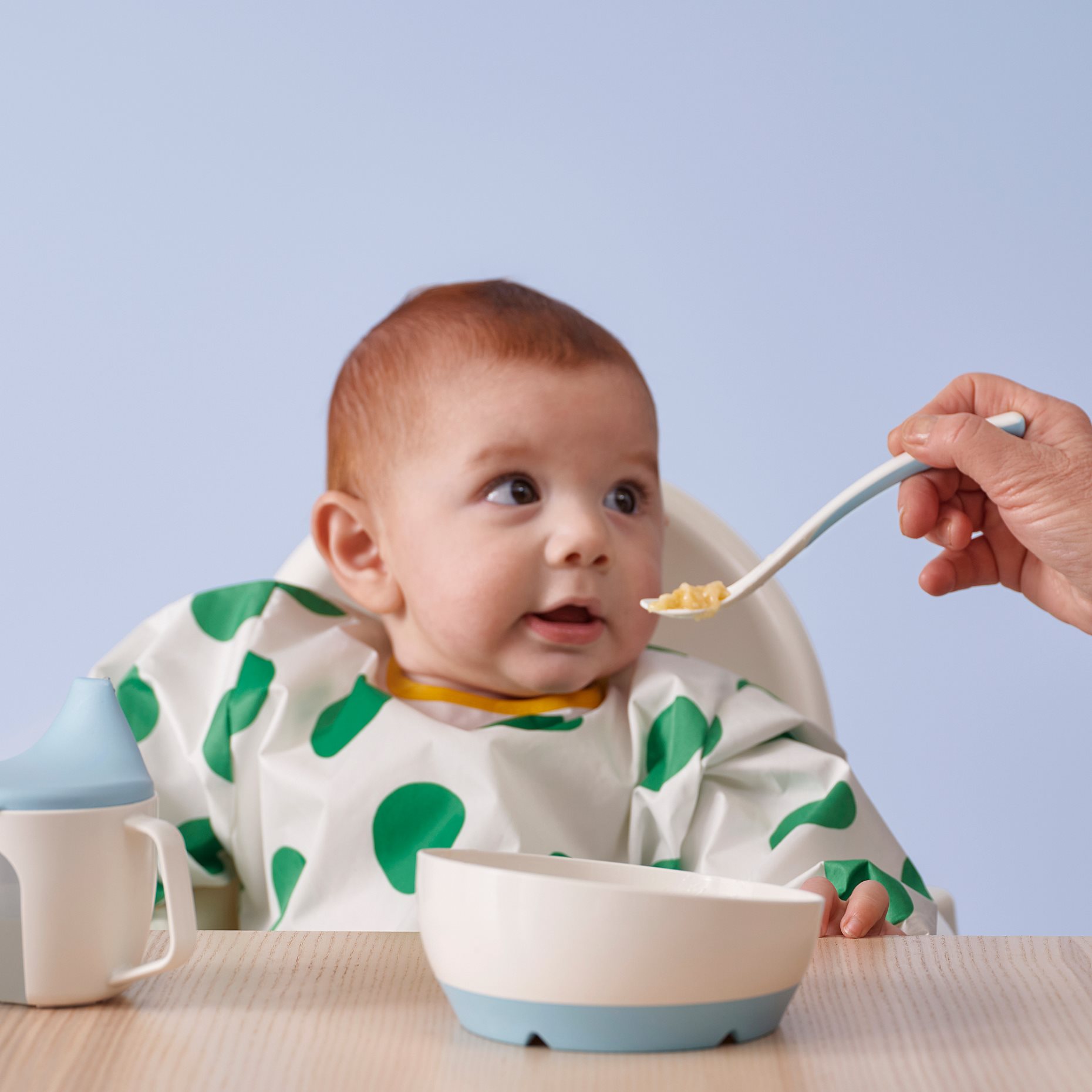 BÖRJA, feeding spoon and baby spoon, 2 pack, 405.968.14