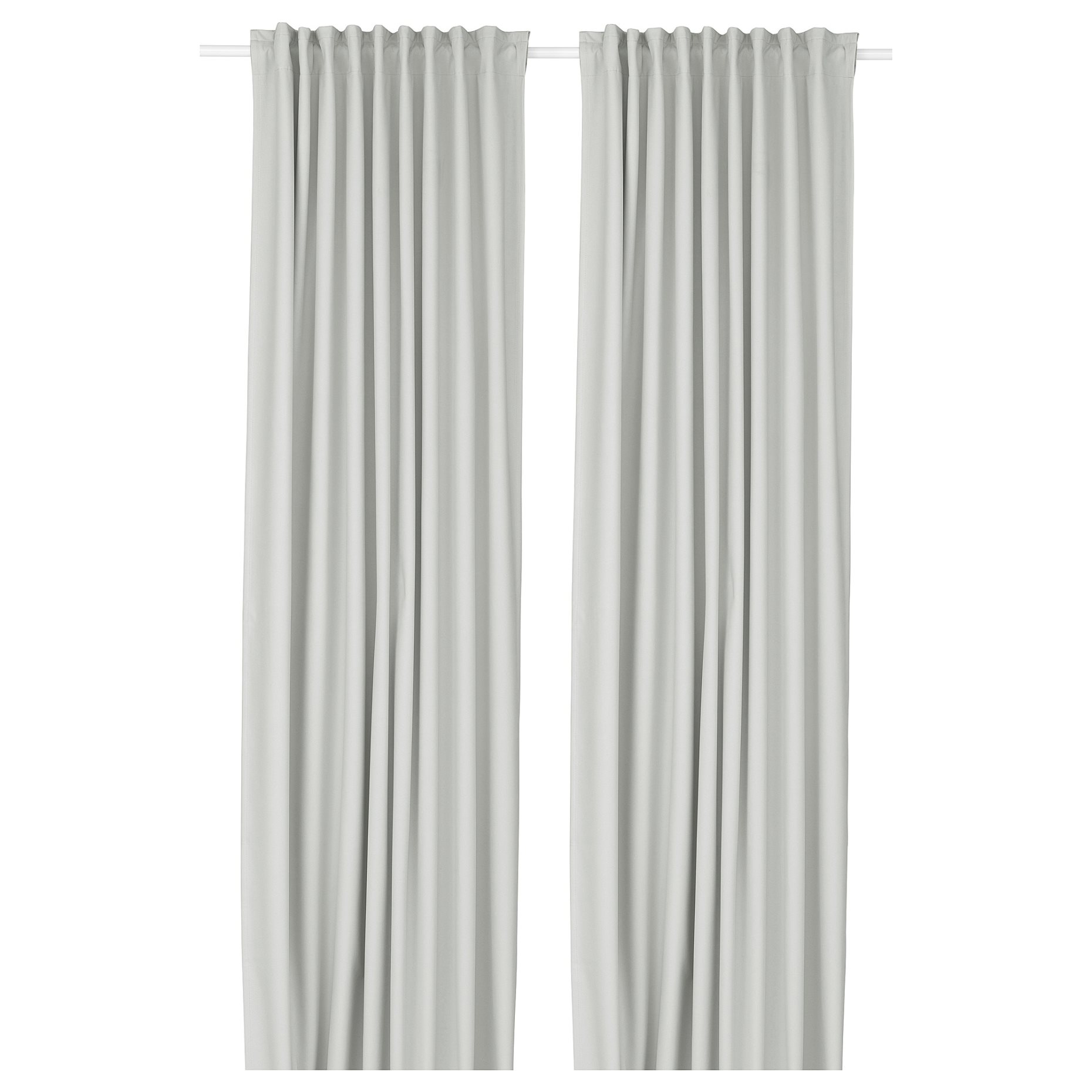 KORGMOTT, block-out curtains with heading tape/1 pair, 145x300 cm, 405.971.49