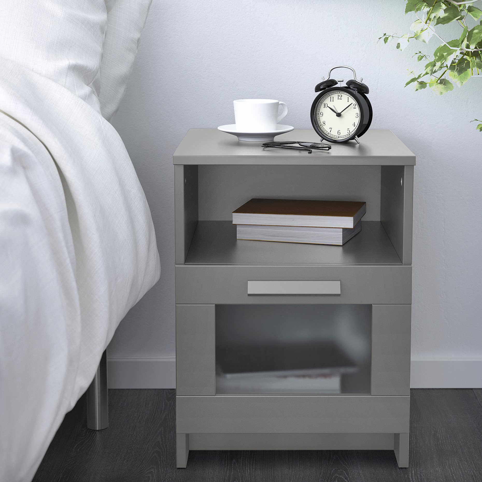 BRIMNES, bedside table, 39x41 cm, 405.982.57