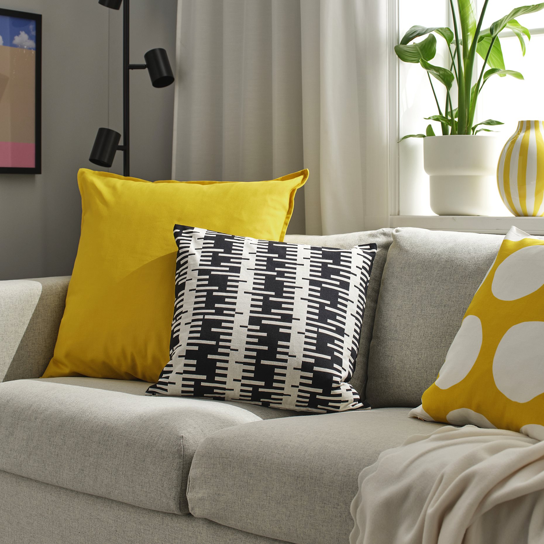 GURLI, cushion cover, 65x65 cm, 405.987.85