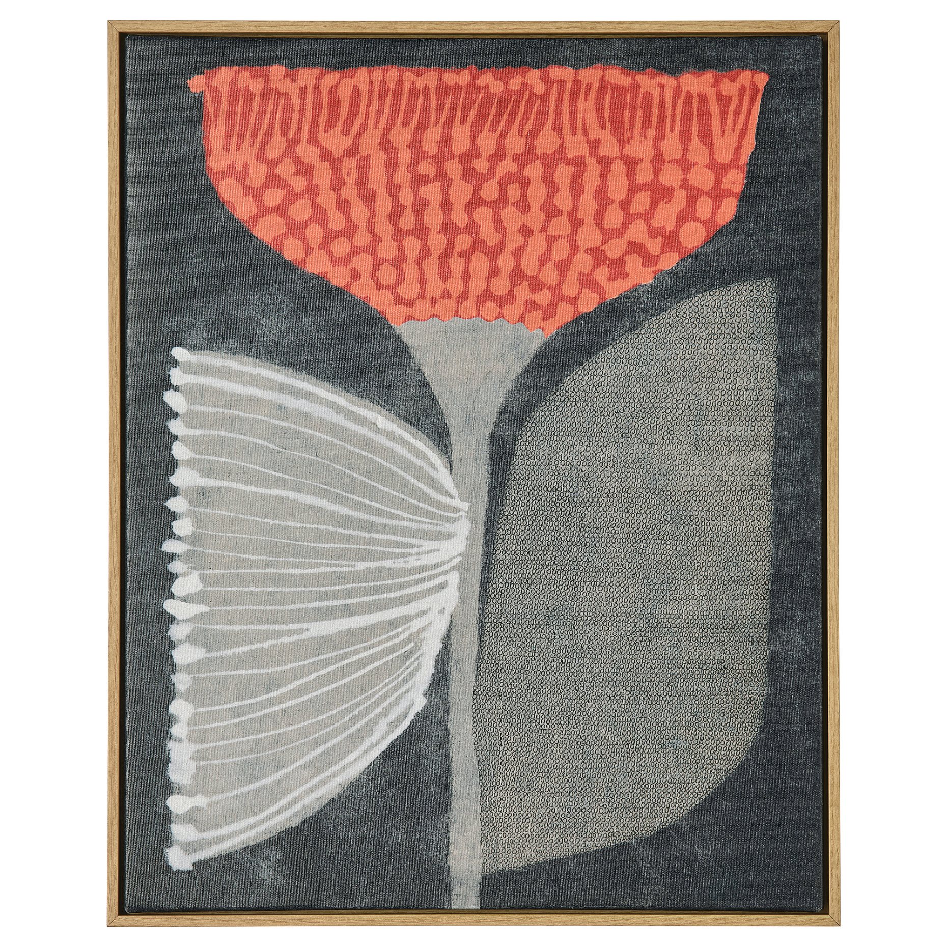 BLODFLÄDER, picture/orange flower, 40x50 cm, 406.019.19