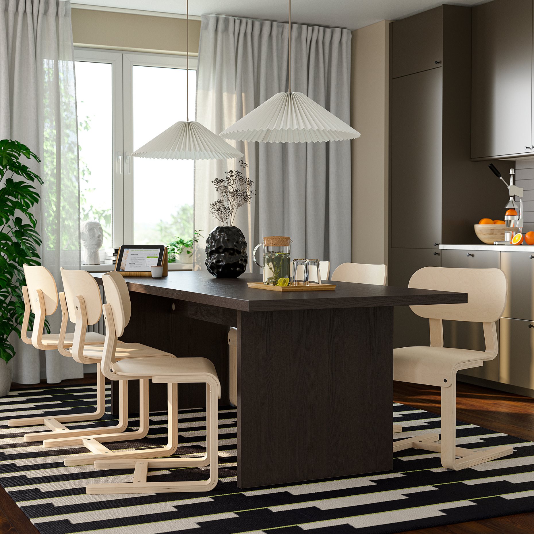 BERGSHYTTAN, table, 240x93 cm, 406.082.42