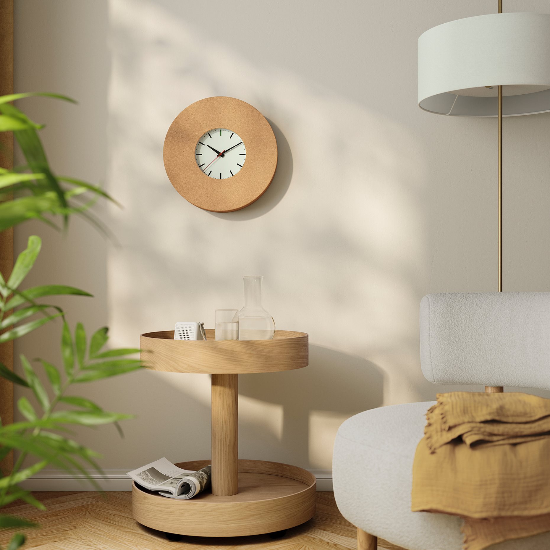 SVARTGÖK, wall clock, 38 cm, 406.153.46
