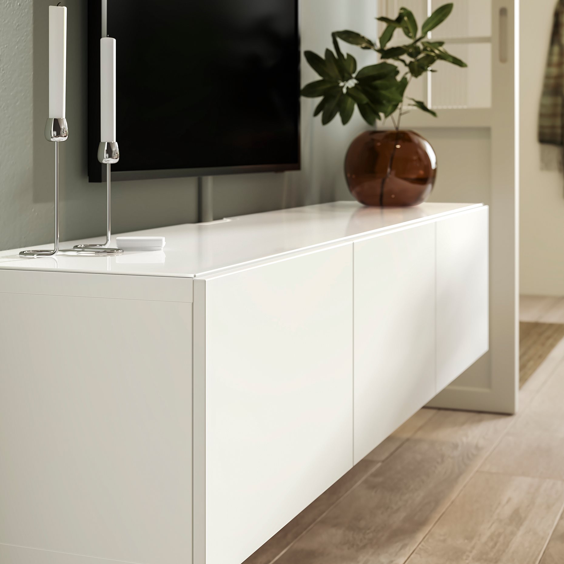 BESTÅ, άνω επιφάνεια για TV, 180x40 cm, 406.182.03