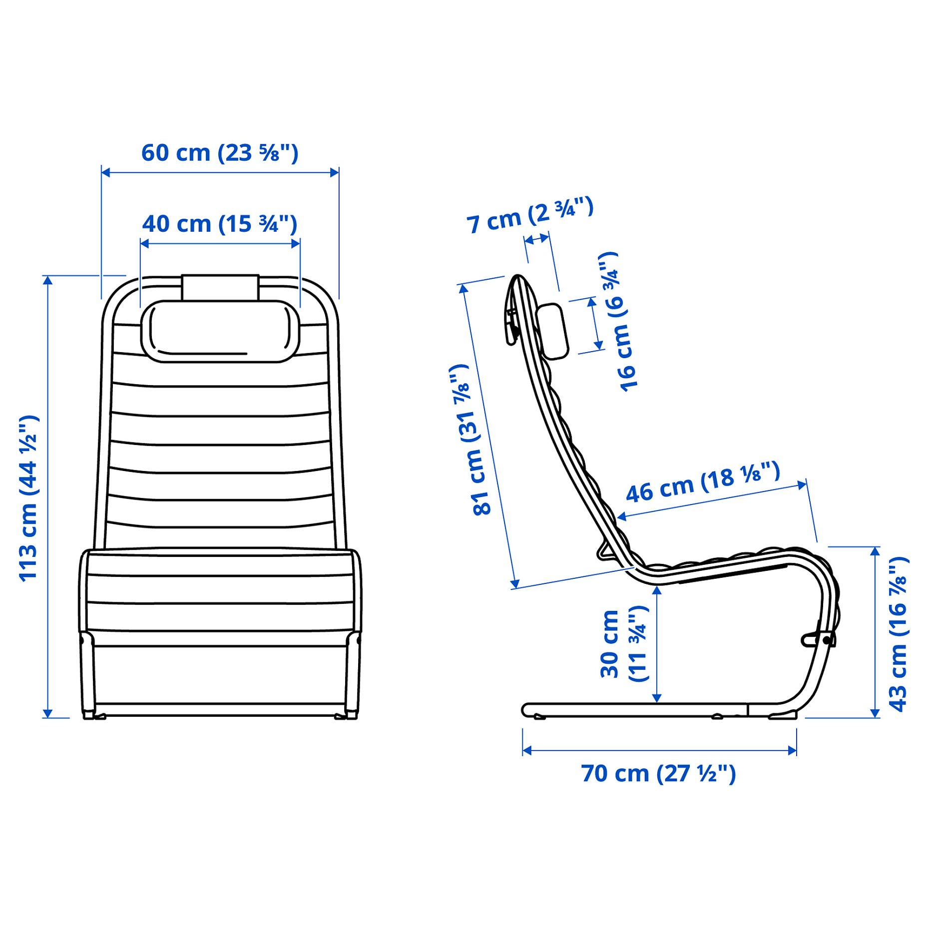 YXSTABY, gaming lounge chair, 406.200.03