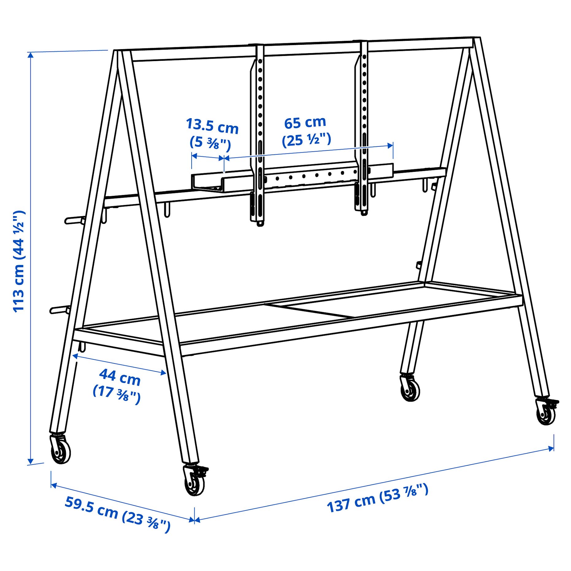 YXSTABY, gaming tv stand on castors, 406.289.52