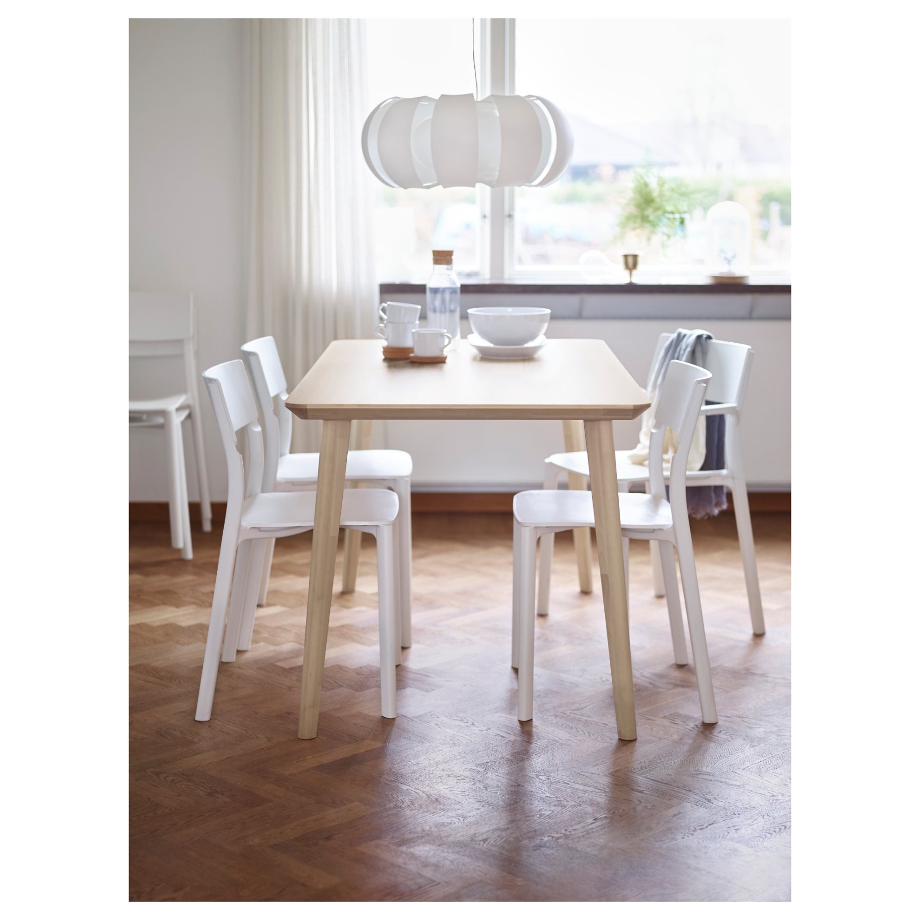 LISABO/JANINGE, table and 4 chairs, 491.032.47
