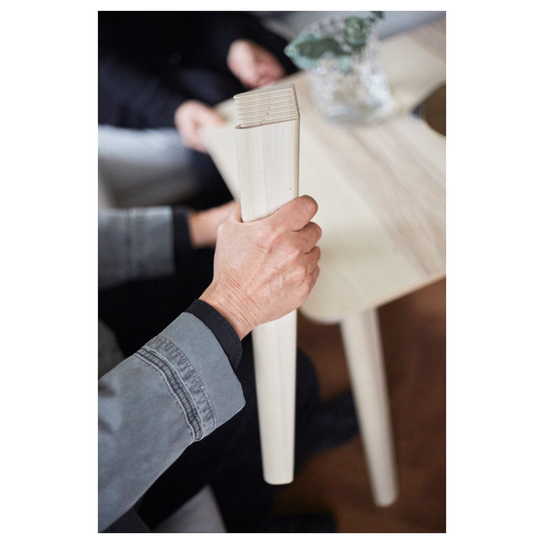 LISABO/JANINGE, table and 4 chairs, 491.032.47