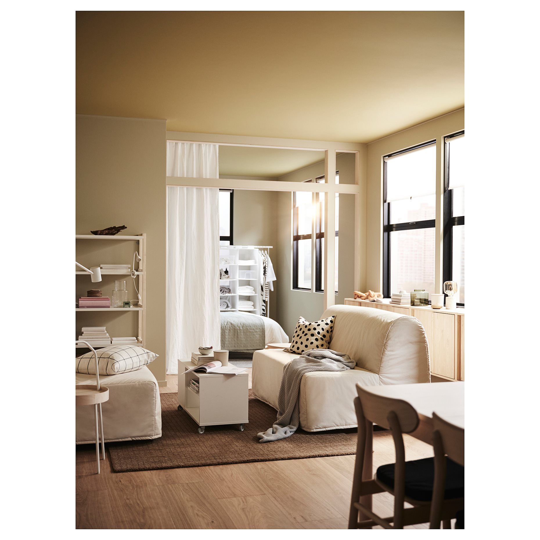 LYCKSELE HÅVET, διθέσιος καναπές-κρεβάτι, 493.870.24