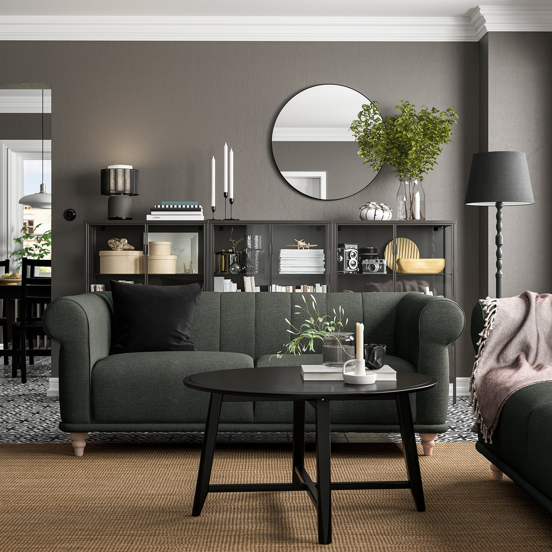 VISKAFORS, 2-seat sofa, 494.432.18