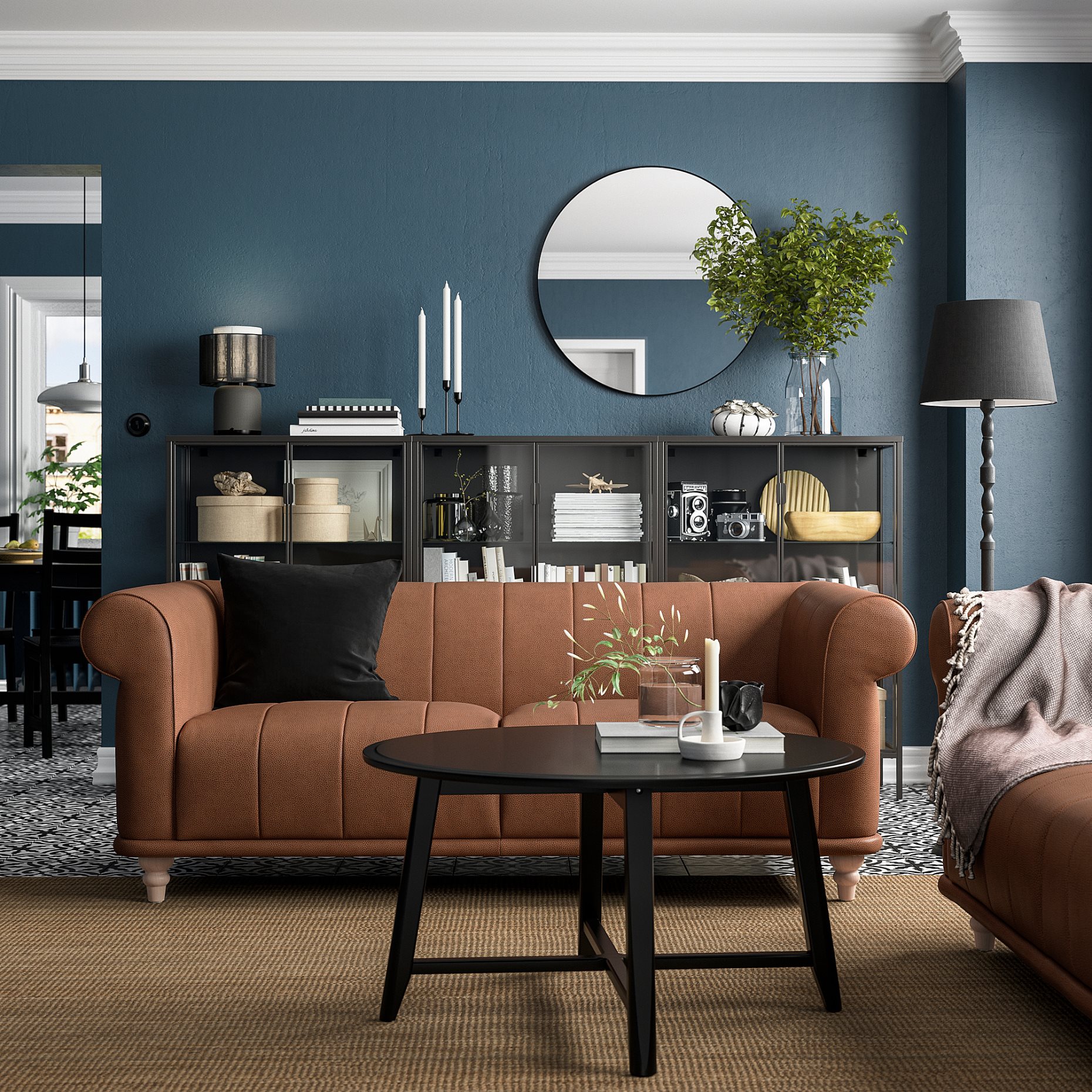 VISKAFORS, 2-seat sofa, 494.432.42