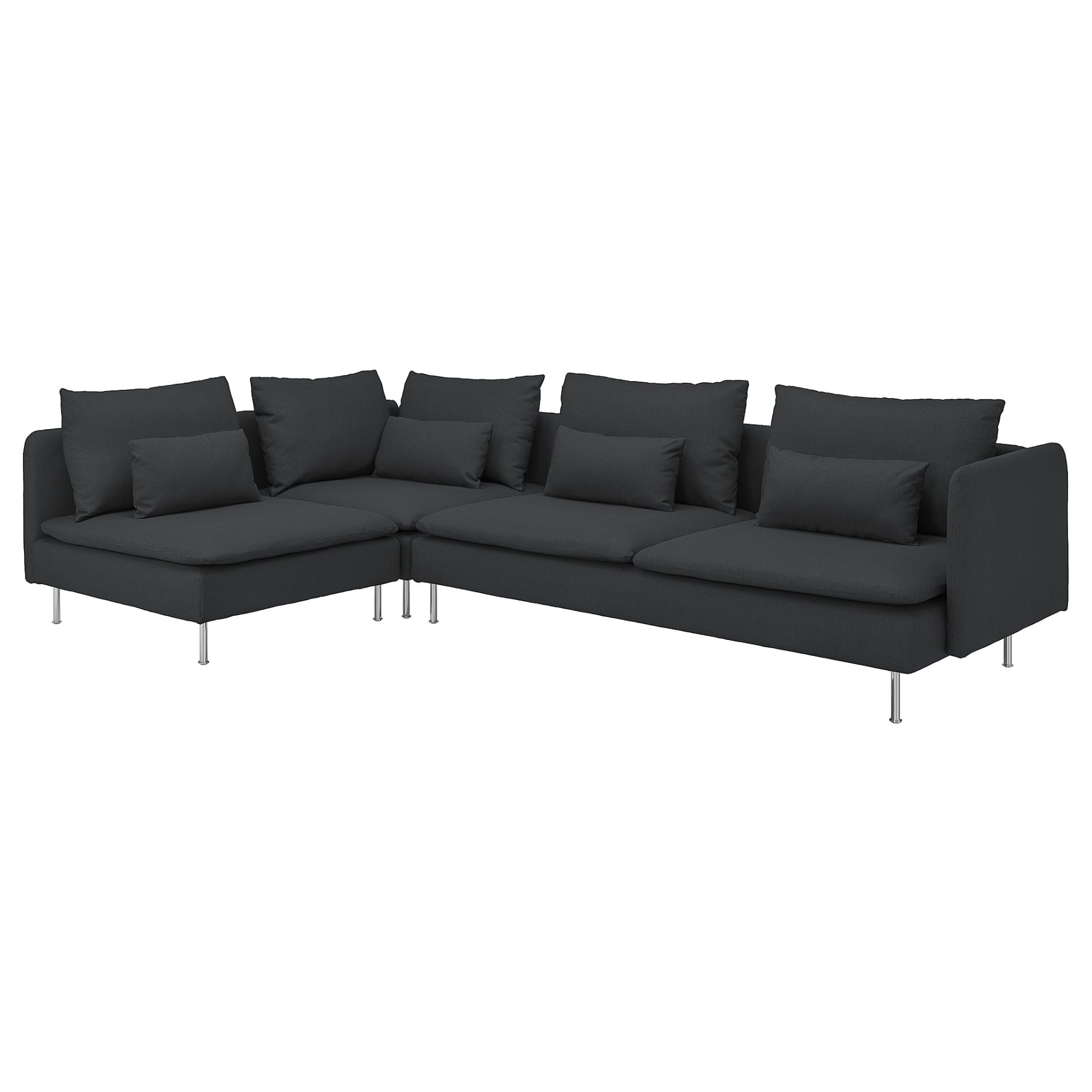 SÖDERHAMN, corner sofa, 4-seat with open end, 494.495.88