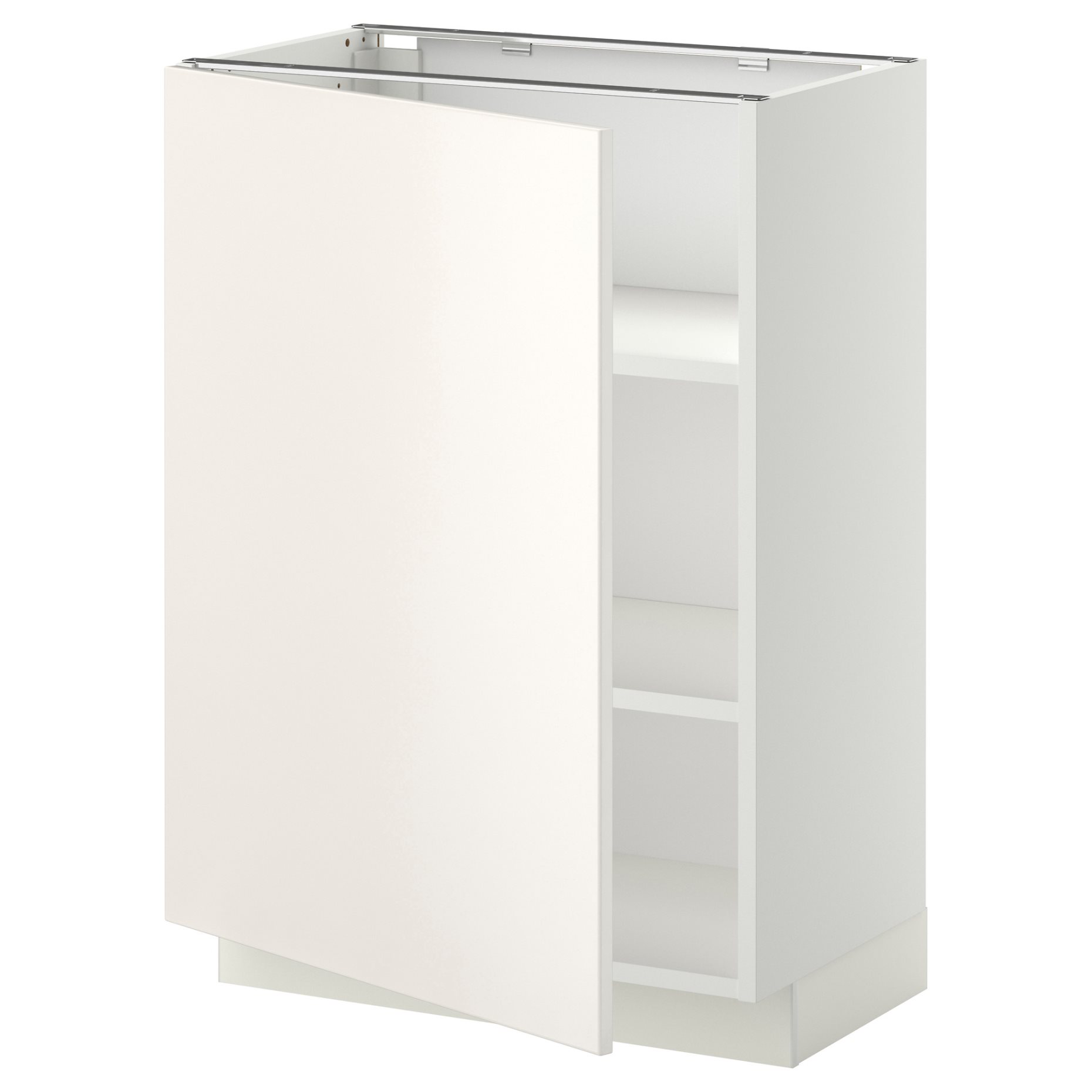 METOD, base cabinet with shelves, 60x37 cm, 494.654.65