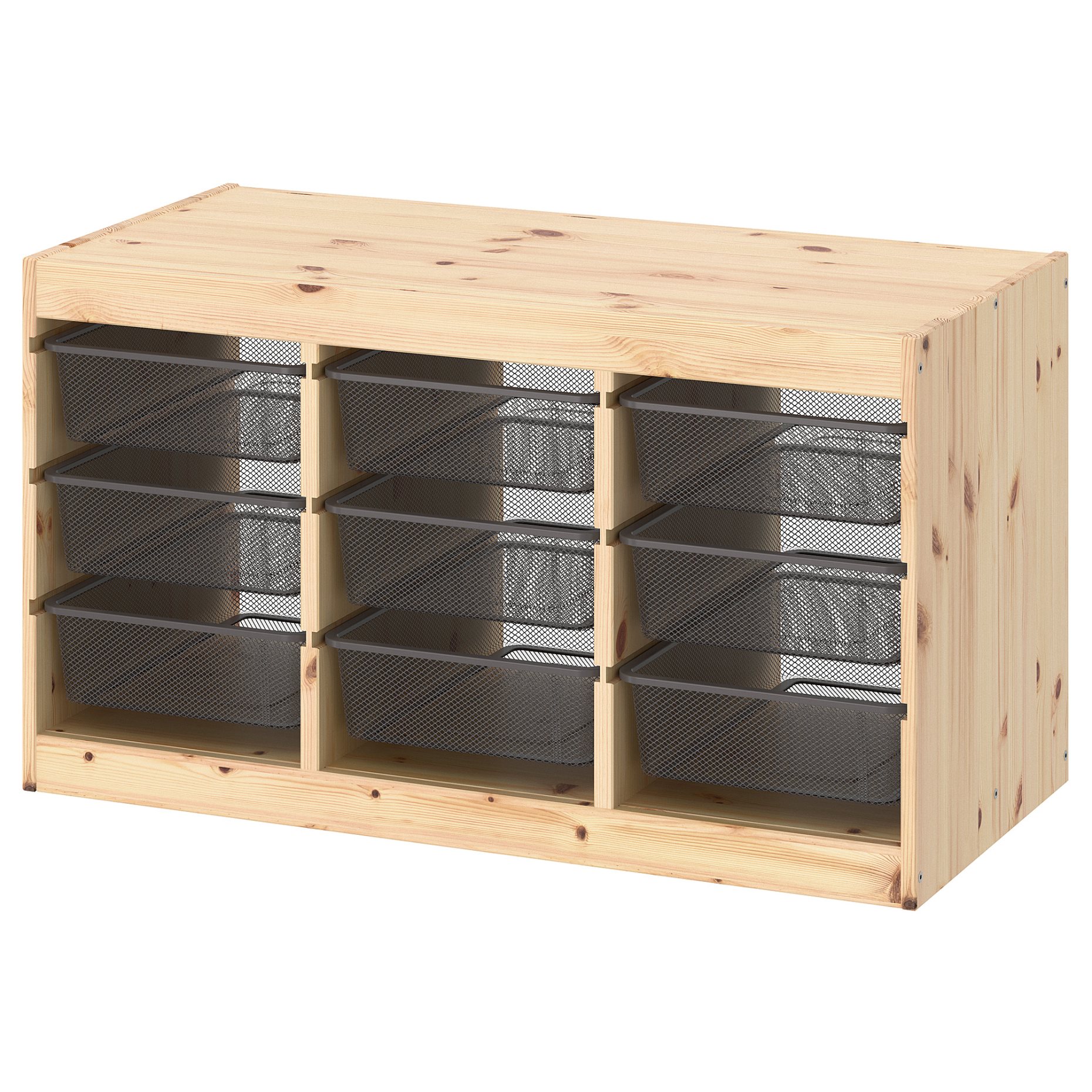 TROFAST, storage combination with boxes, 93x44x52 cm, 494.808.28